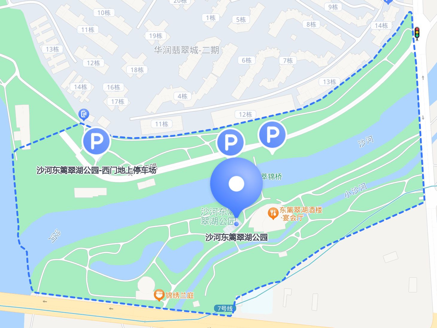 春风拂面, 沙河东篱翠湖公园 ,把握细腻春意,驱车,步行,地铁,公交