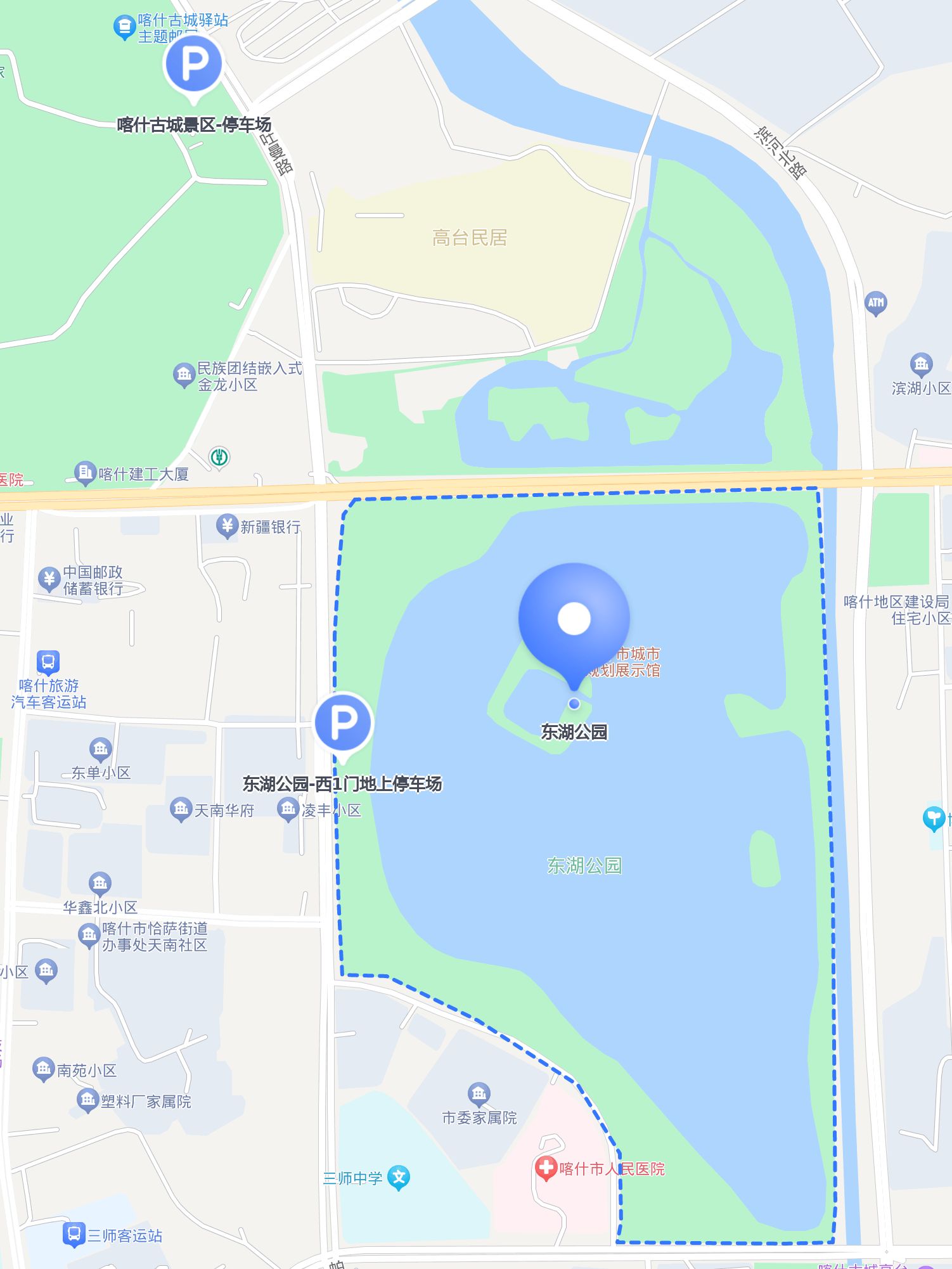 东湖公园地图图片