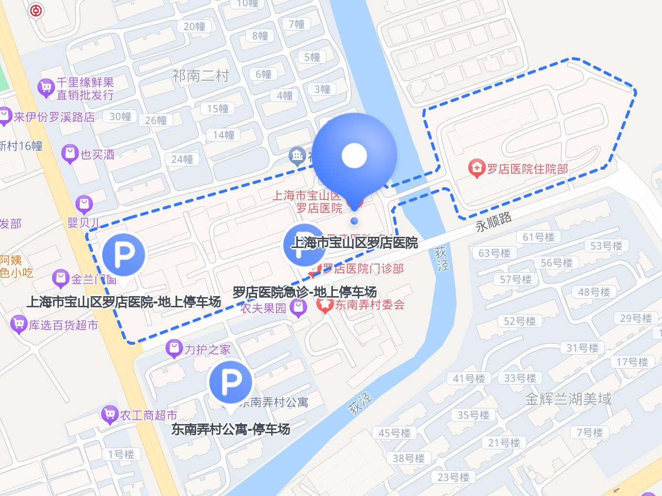 78 上海市宝山区罗店医院 的出行指南,超全攻略,无论你是开车,打车