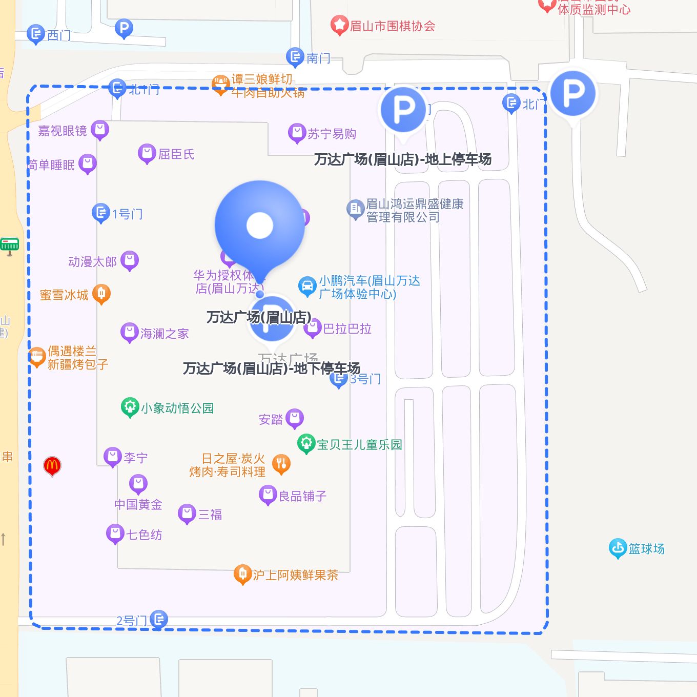 上饶万达广场地图图片