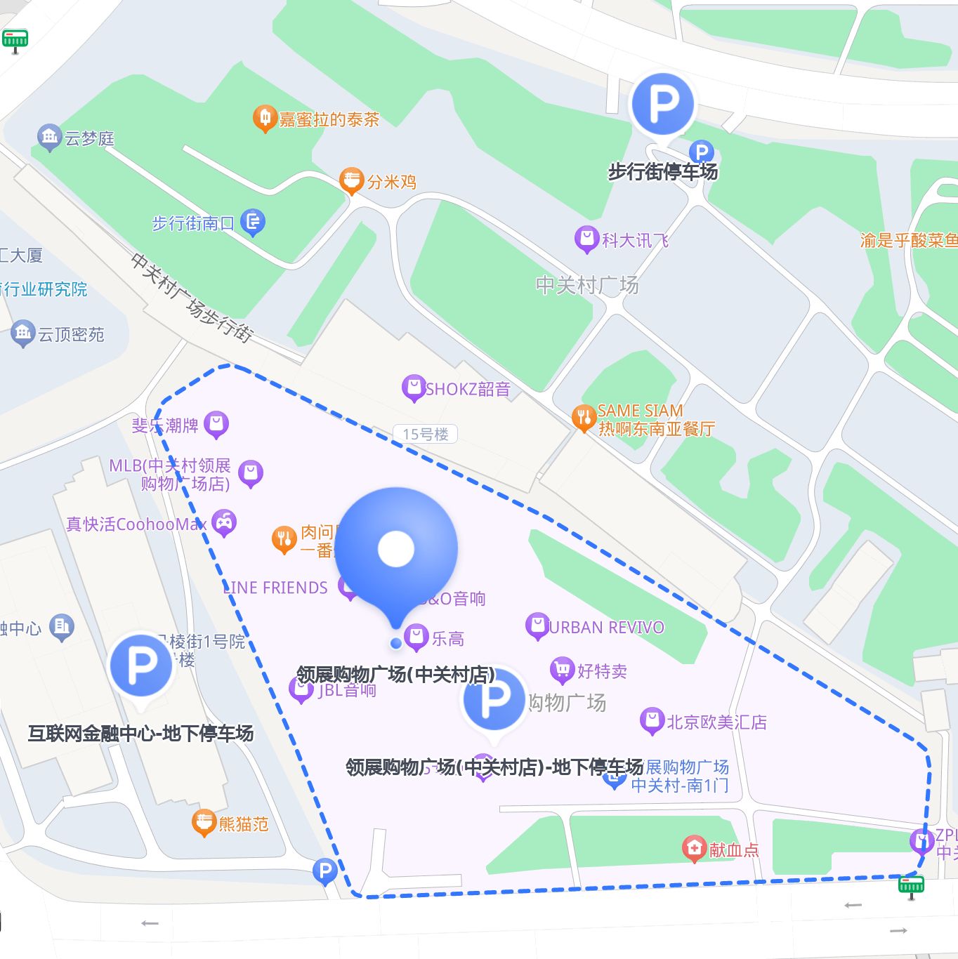 北京国贸商城南区地图图片