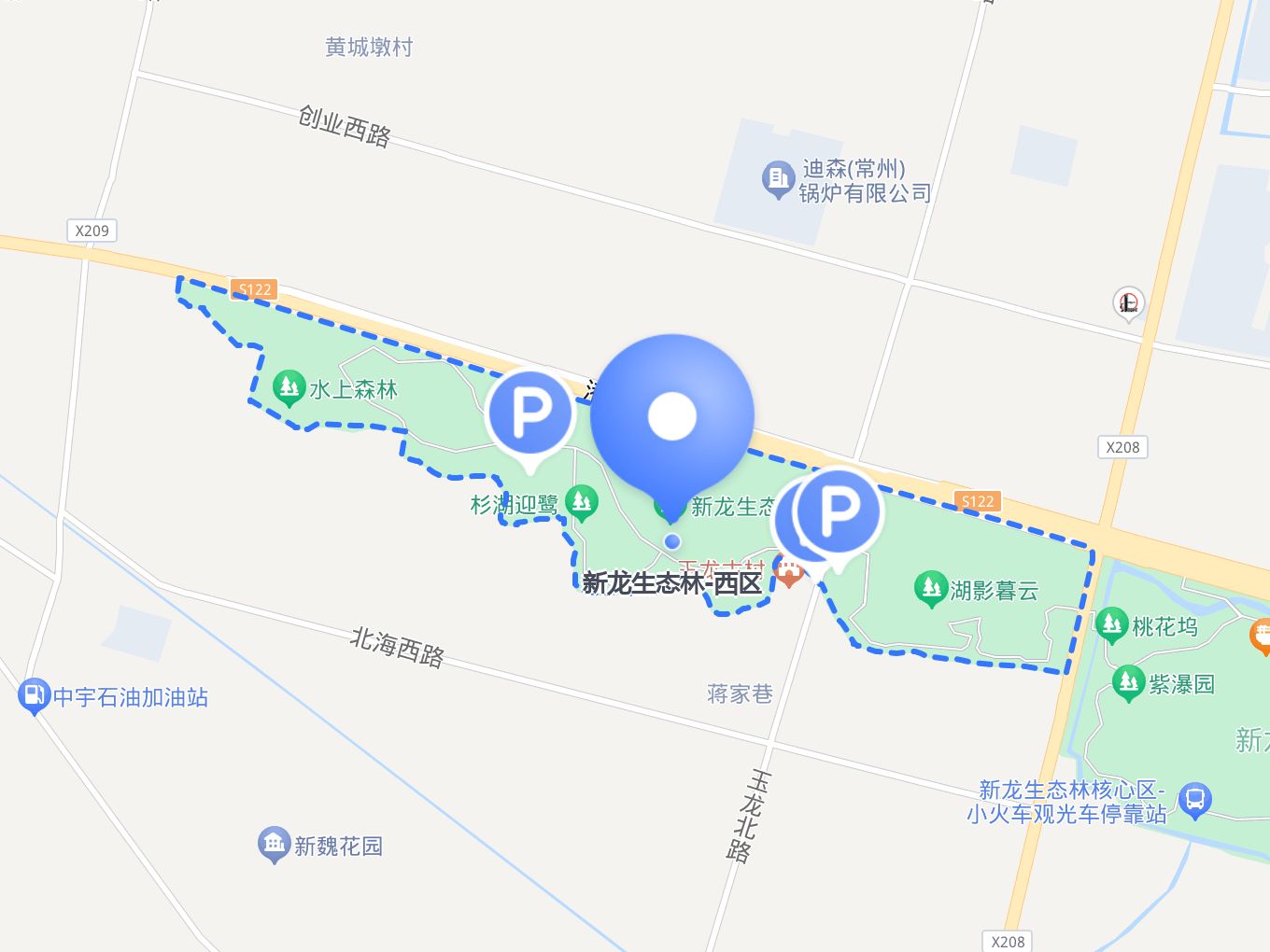 新龙生态林导览地图图片