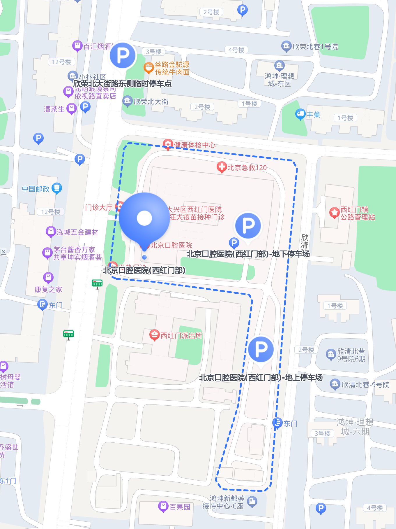 北京西红门位置图图片