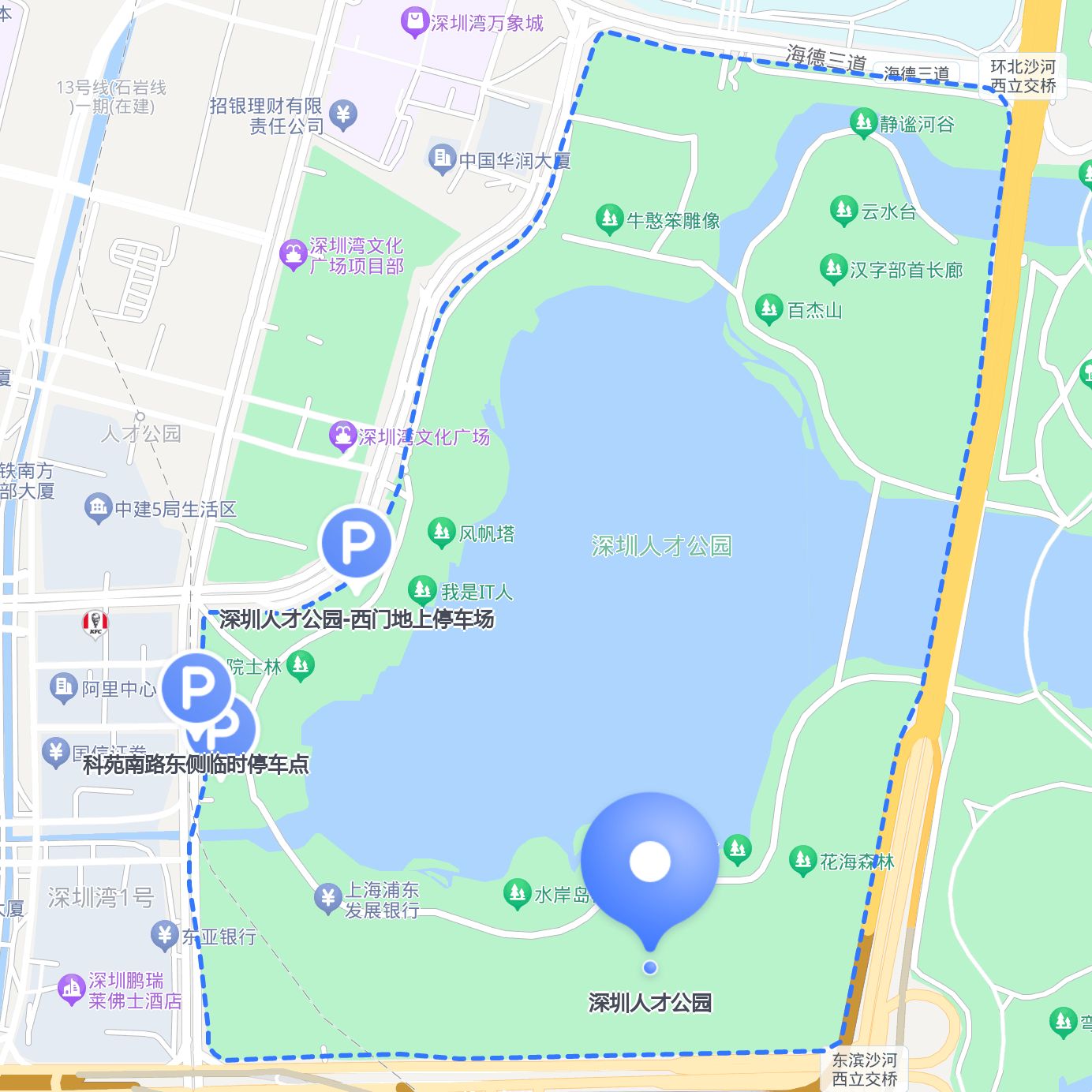 深圳东湖公园园内地图图片