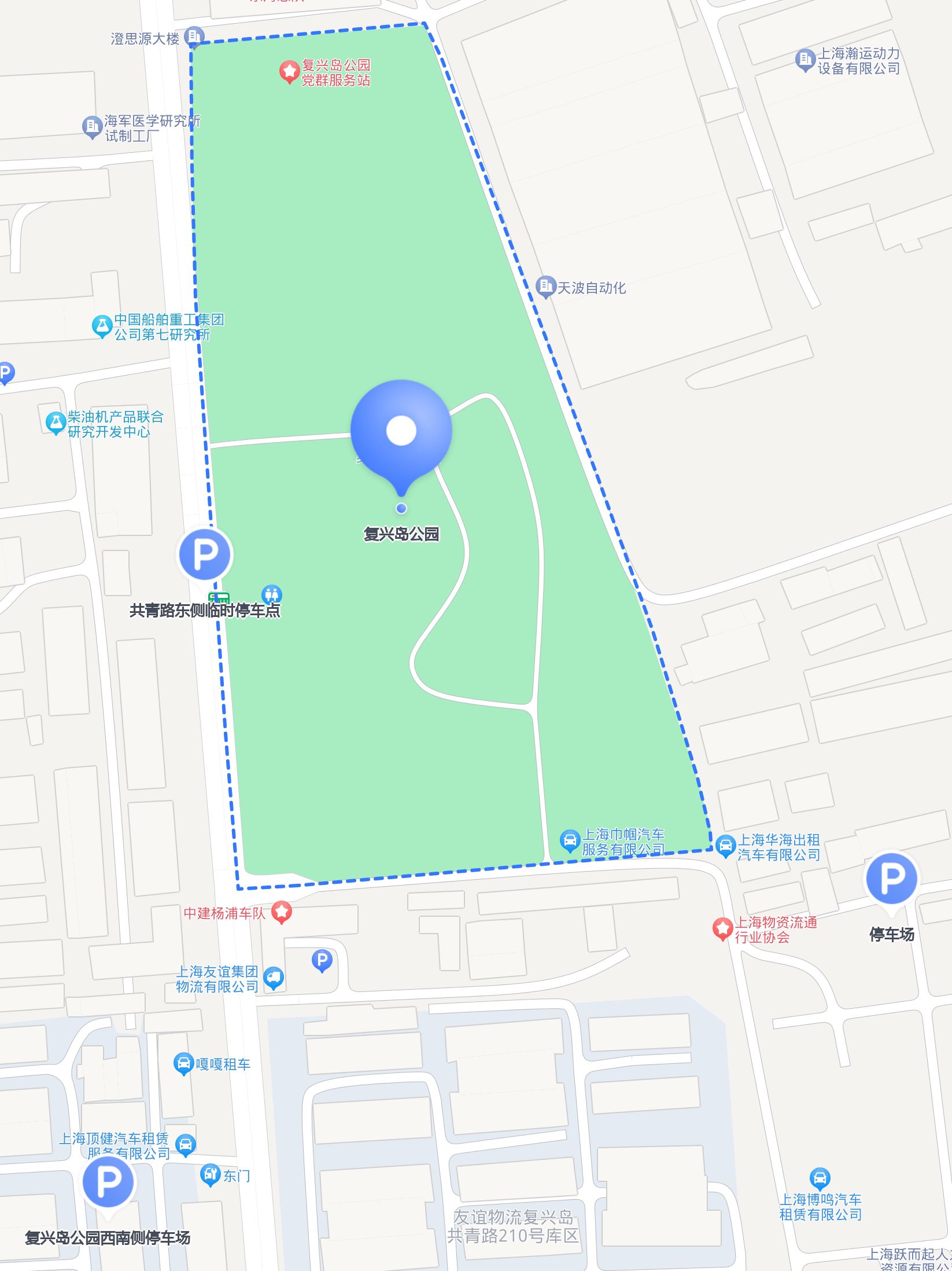 复兴岛公园 的出行指南,超全攻略,无论你是开车,打车,还是乘坐公共