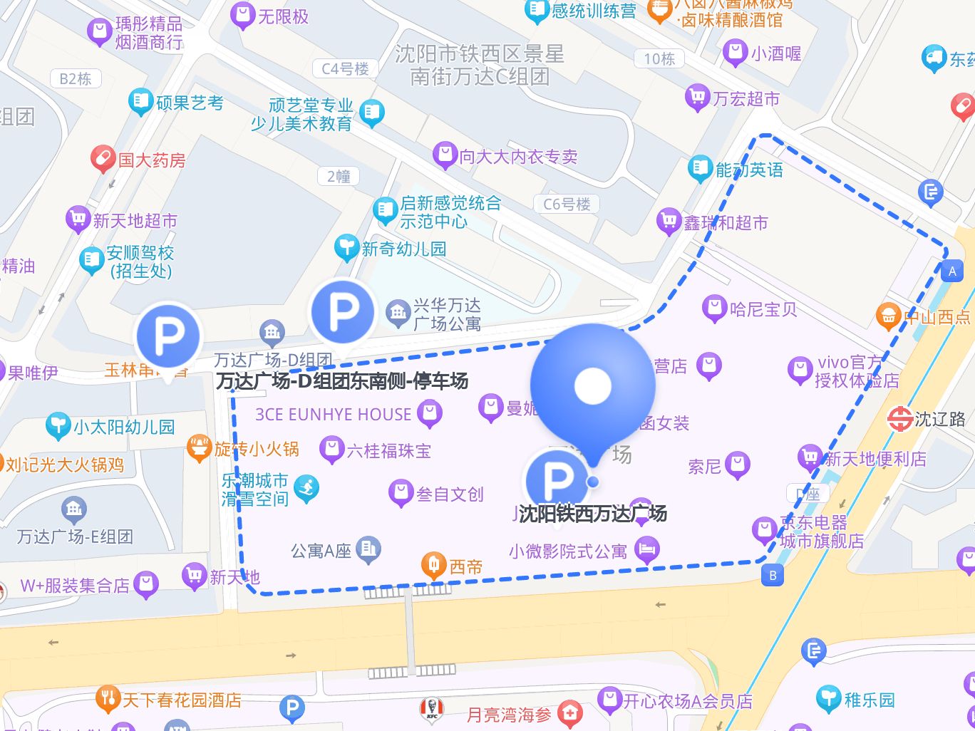 沈阳商圈分布图高清图图片