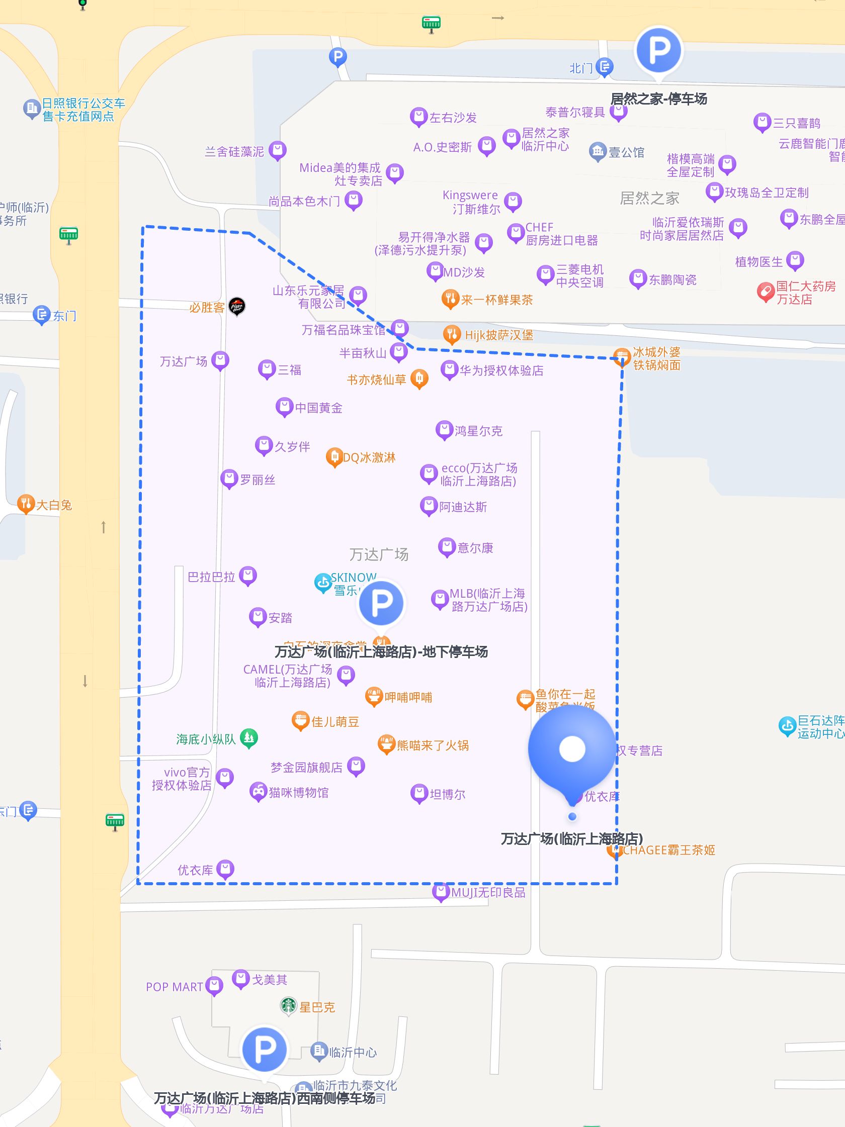 如果你想去 万达广场(临沂上海路店) ,出发前不妨看看这份出行攻略