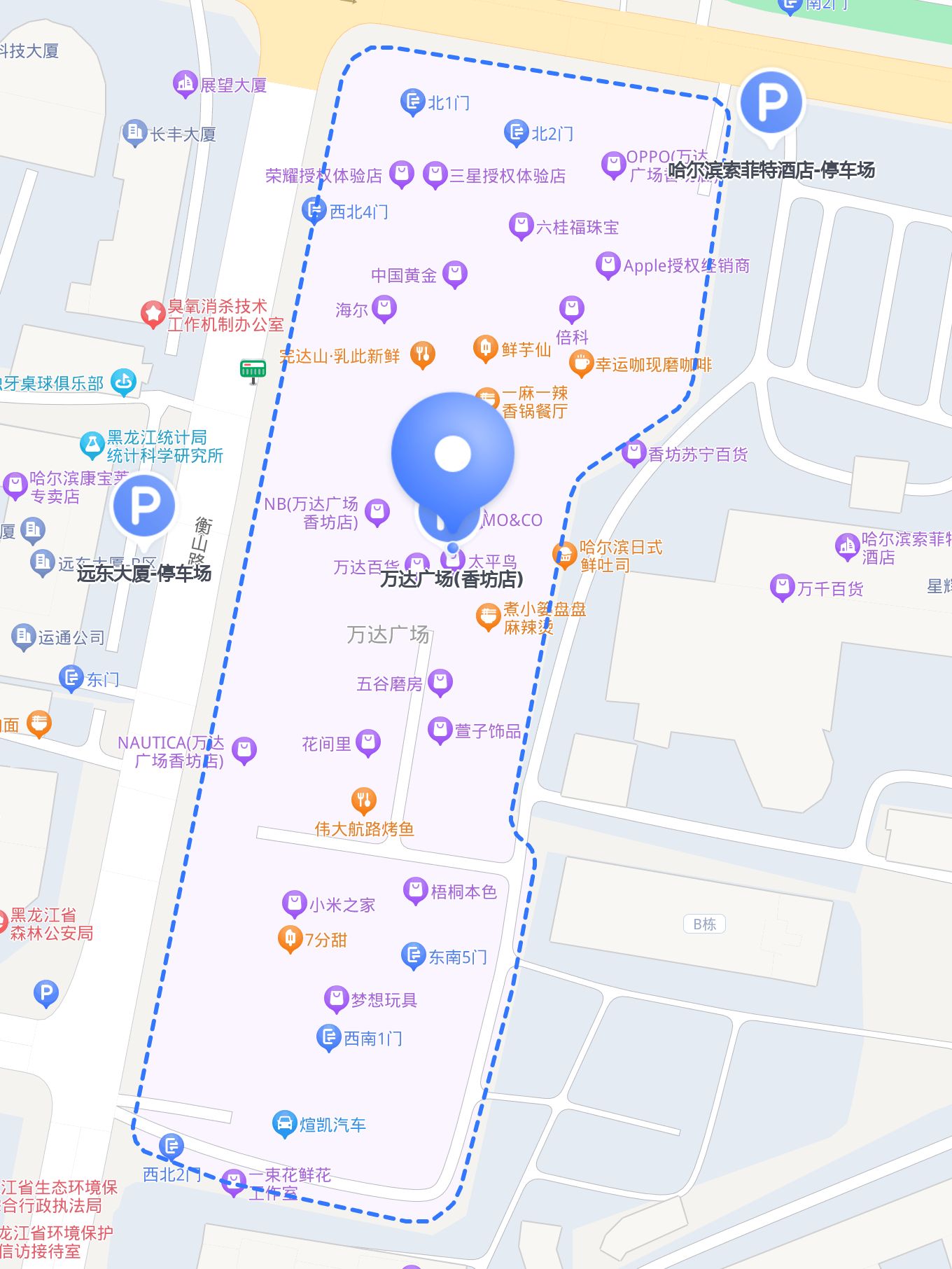 市香坊区详细地图哈尔滨香坊万达广场地图哈尔滨万达广场是地铁哪站