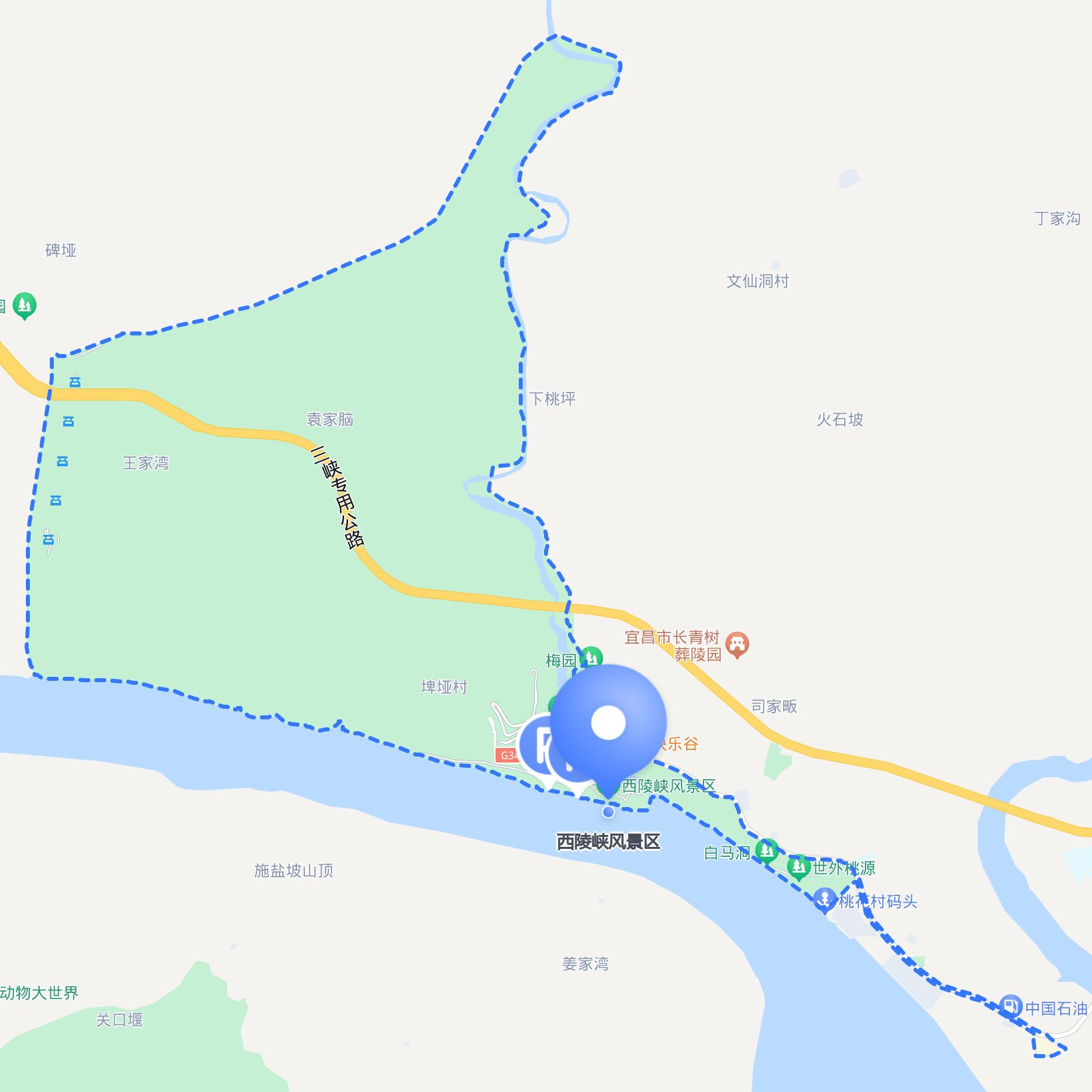 有效便捷的出行建议 门票:西陵峡世外桃源门票 萌宠乐园(课髁晗地图