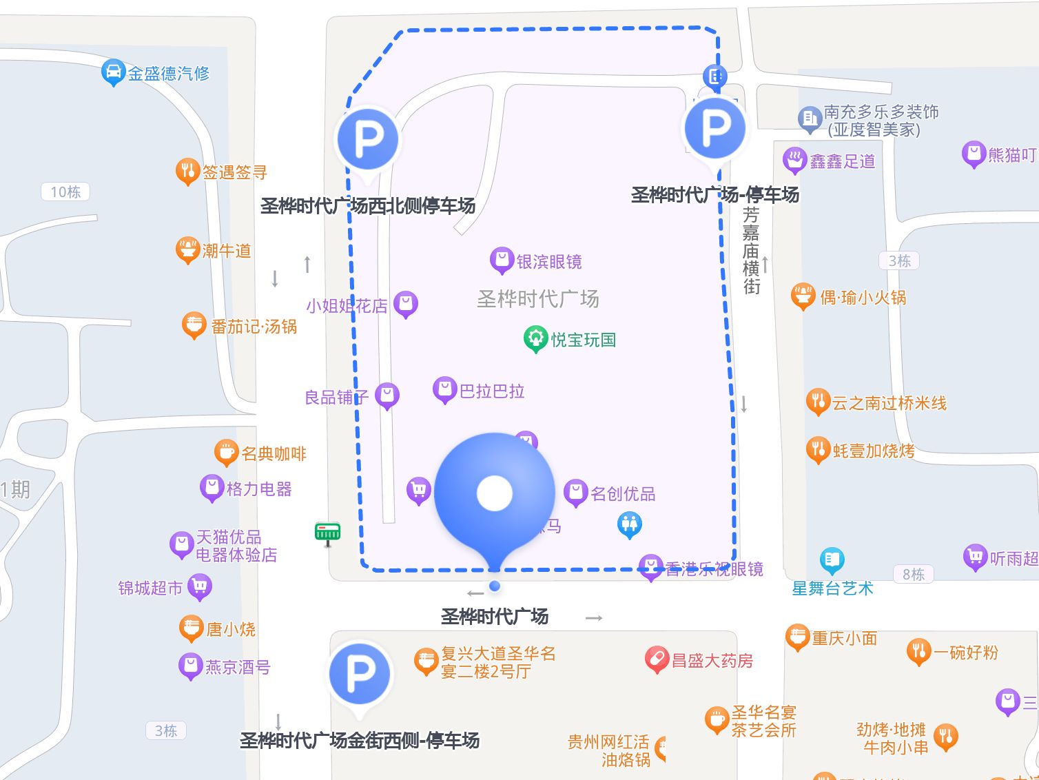 南充街景地图图片