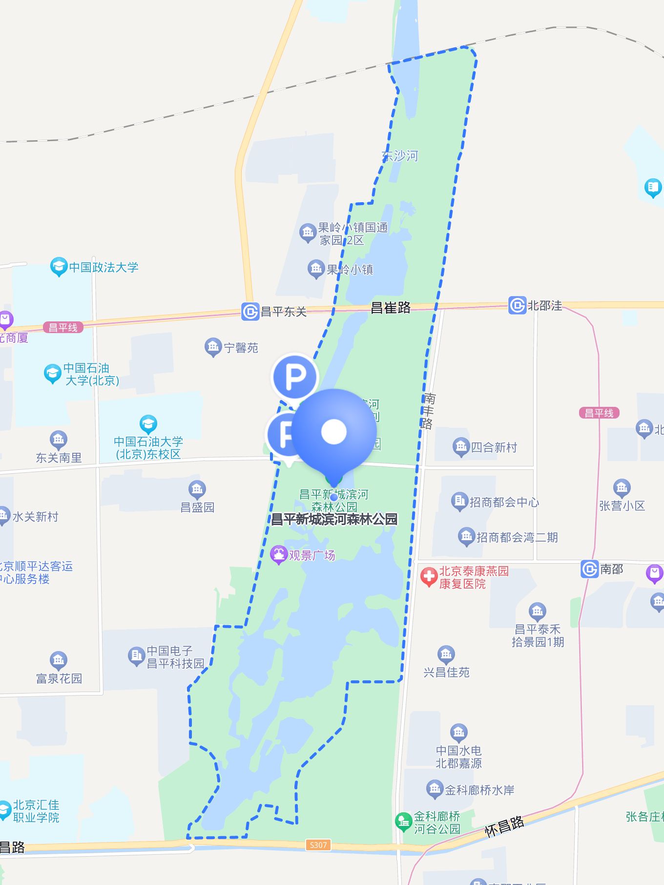 想要踏青赏花, 昌平新城滨河森林公园 是挺不错的选择噢!