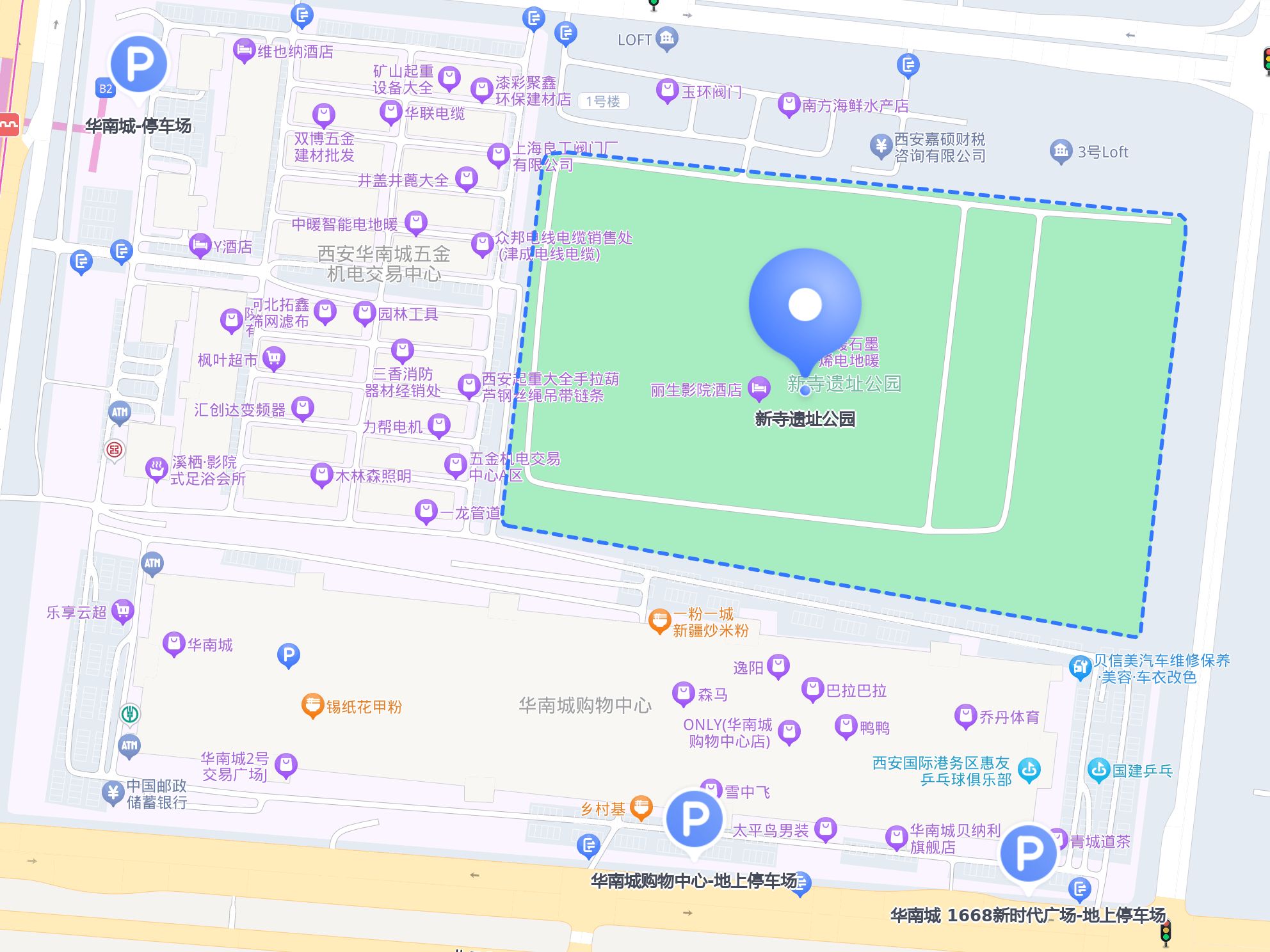 怎么去 新寺遗址公园 ?