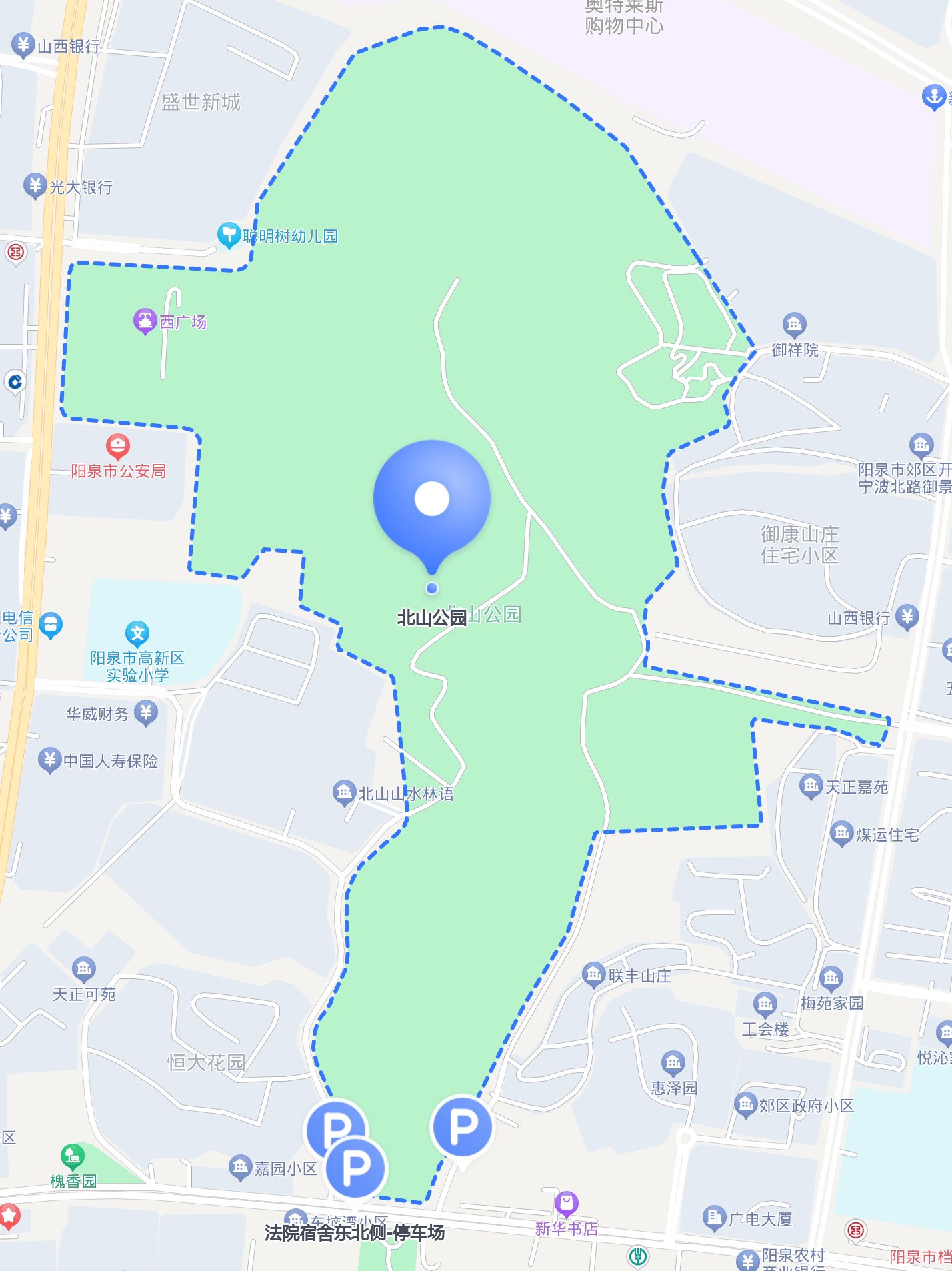 怎么去 北山公园 ?