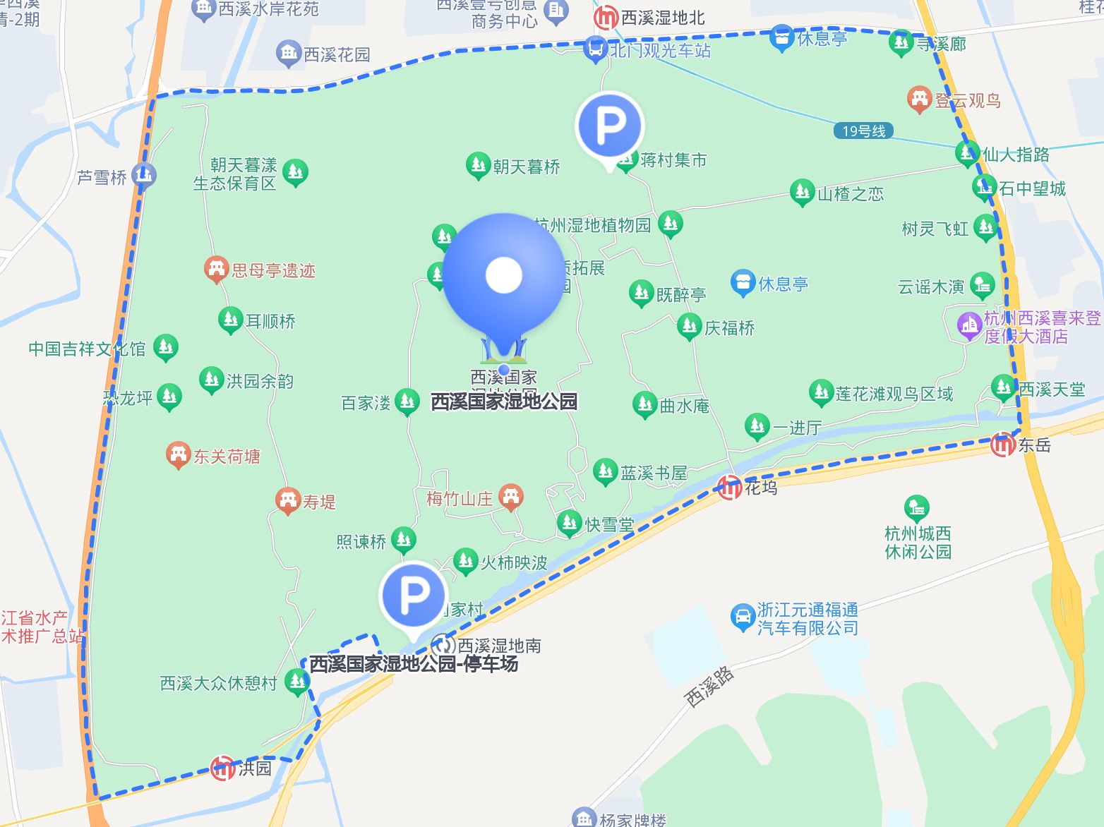 鹤壁湿地公园地图图片