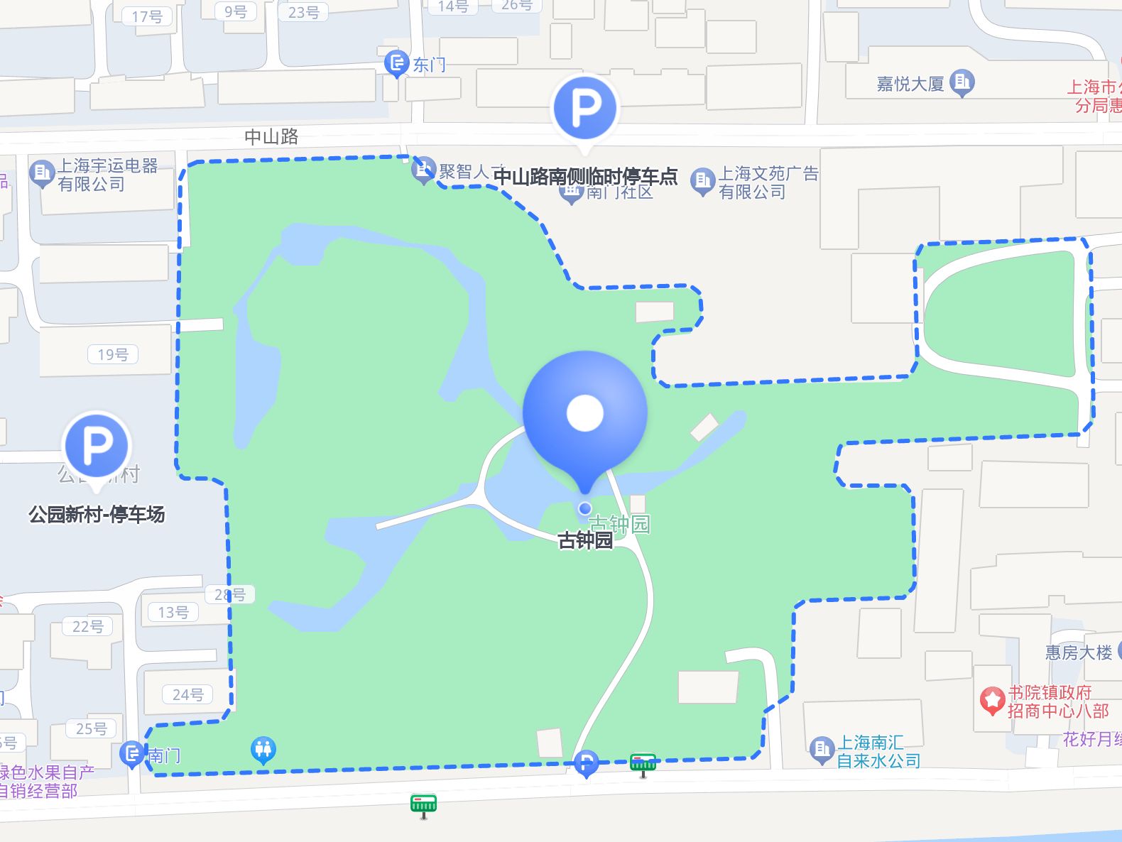 怎么去 古钟园 ?