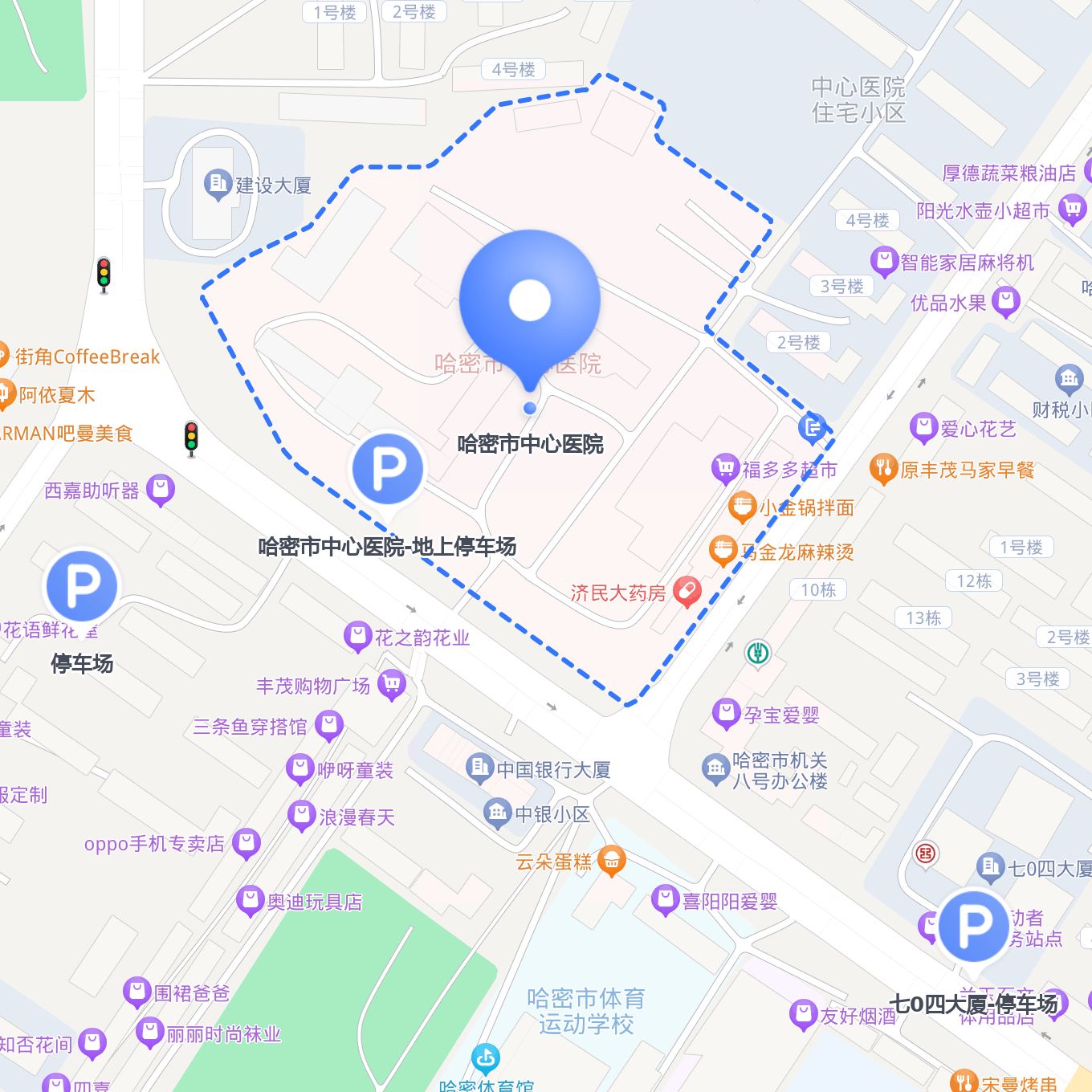 78 哈密市中心医院 的出行指南,超全攻略,无论你是开车,打车,还是