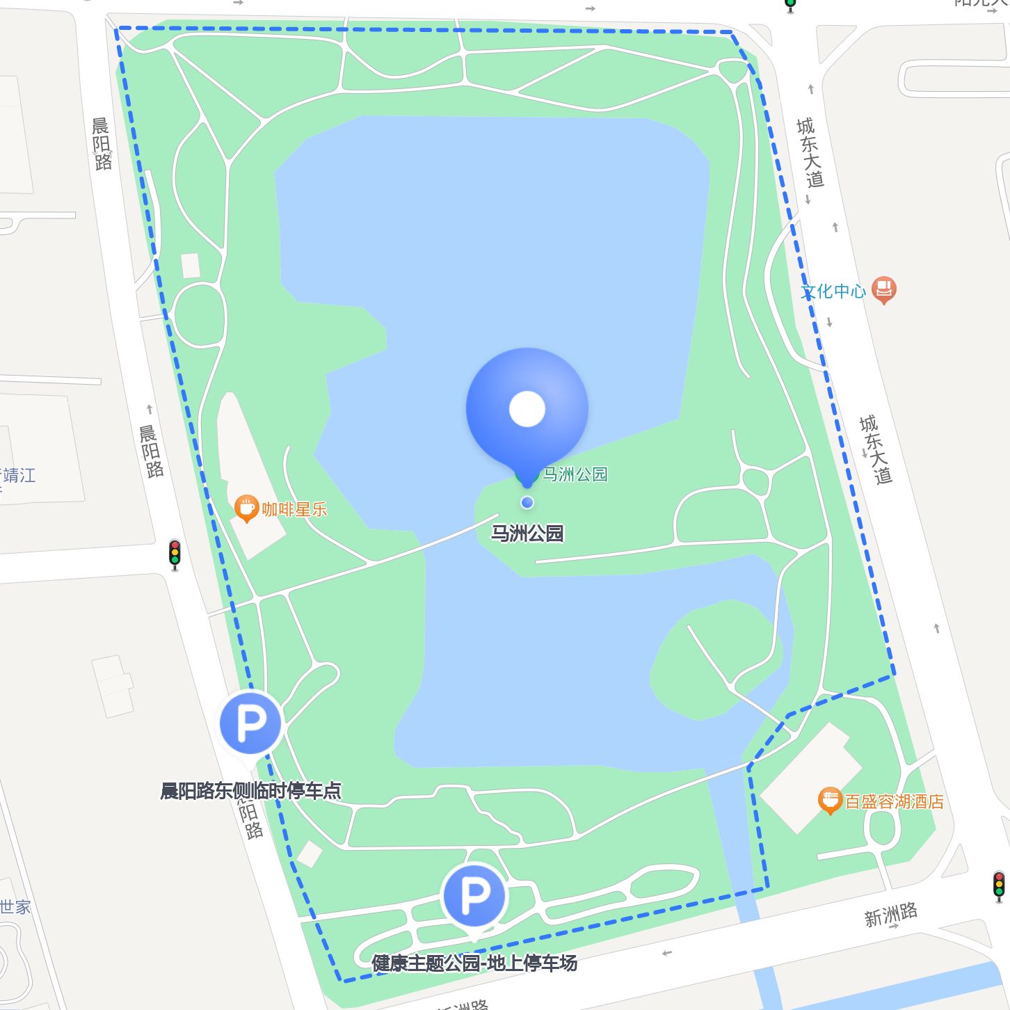 绿洲公园路线图图片