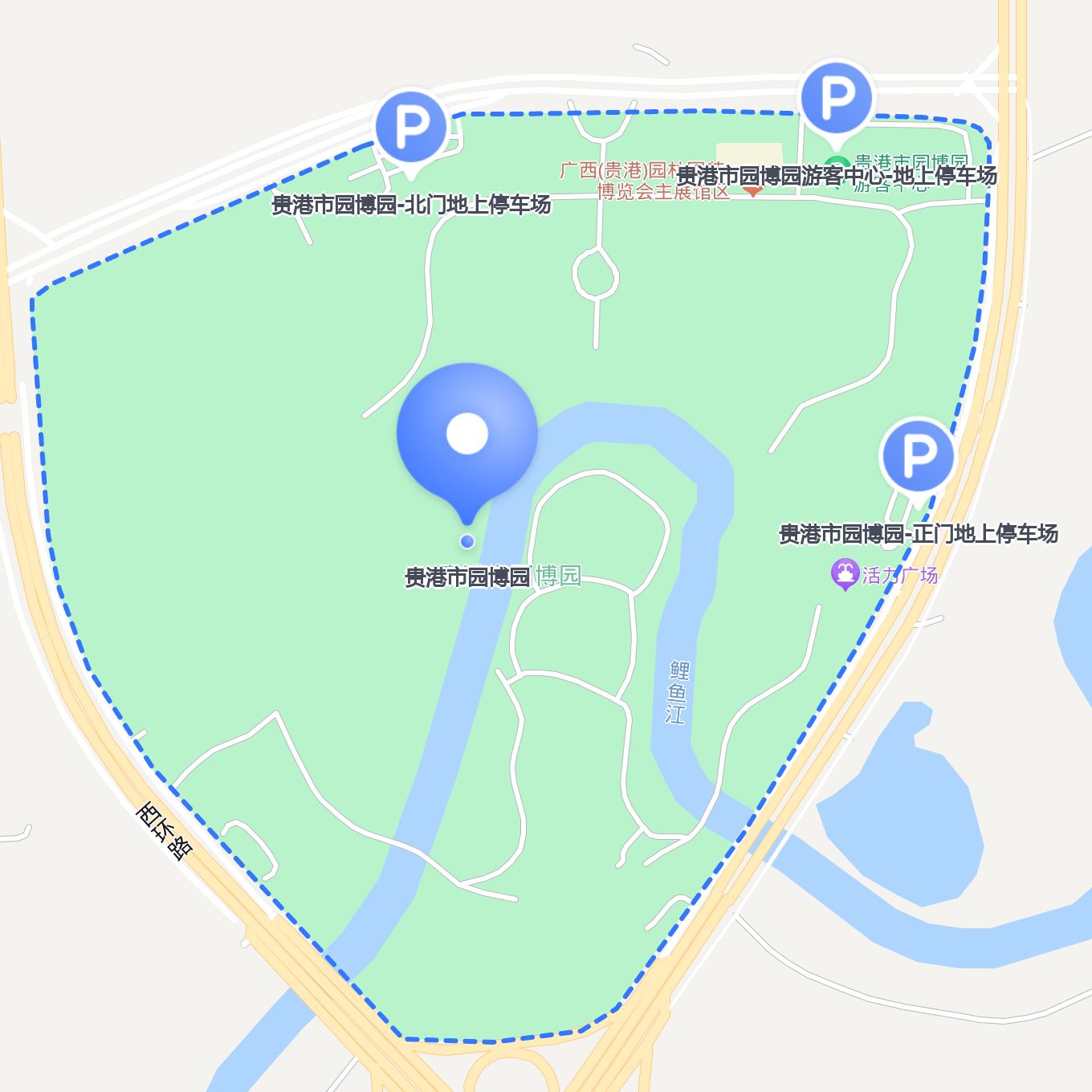 贵港园博园地图图片