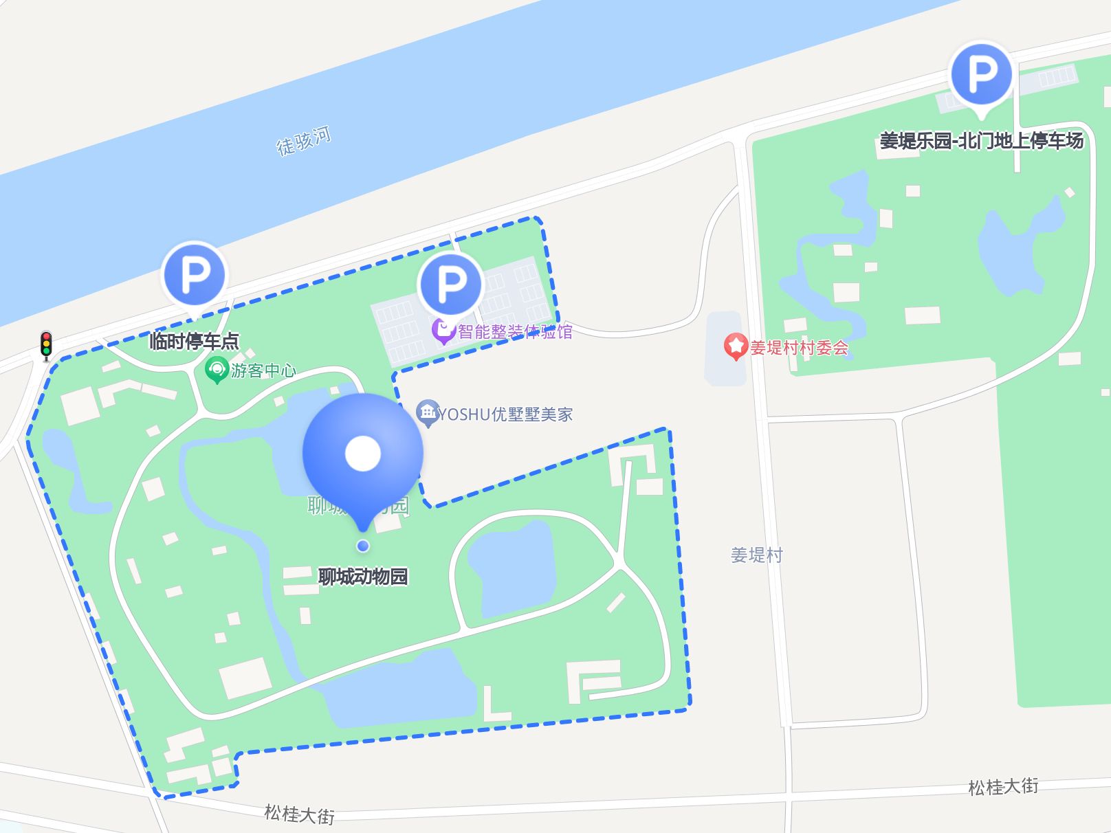 怎么去 聊城动物园 ?