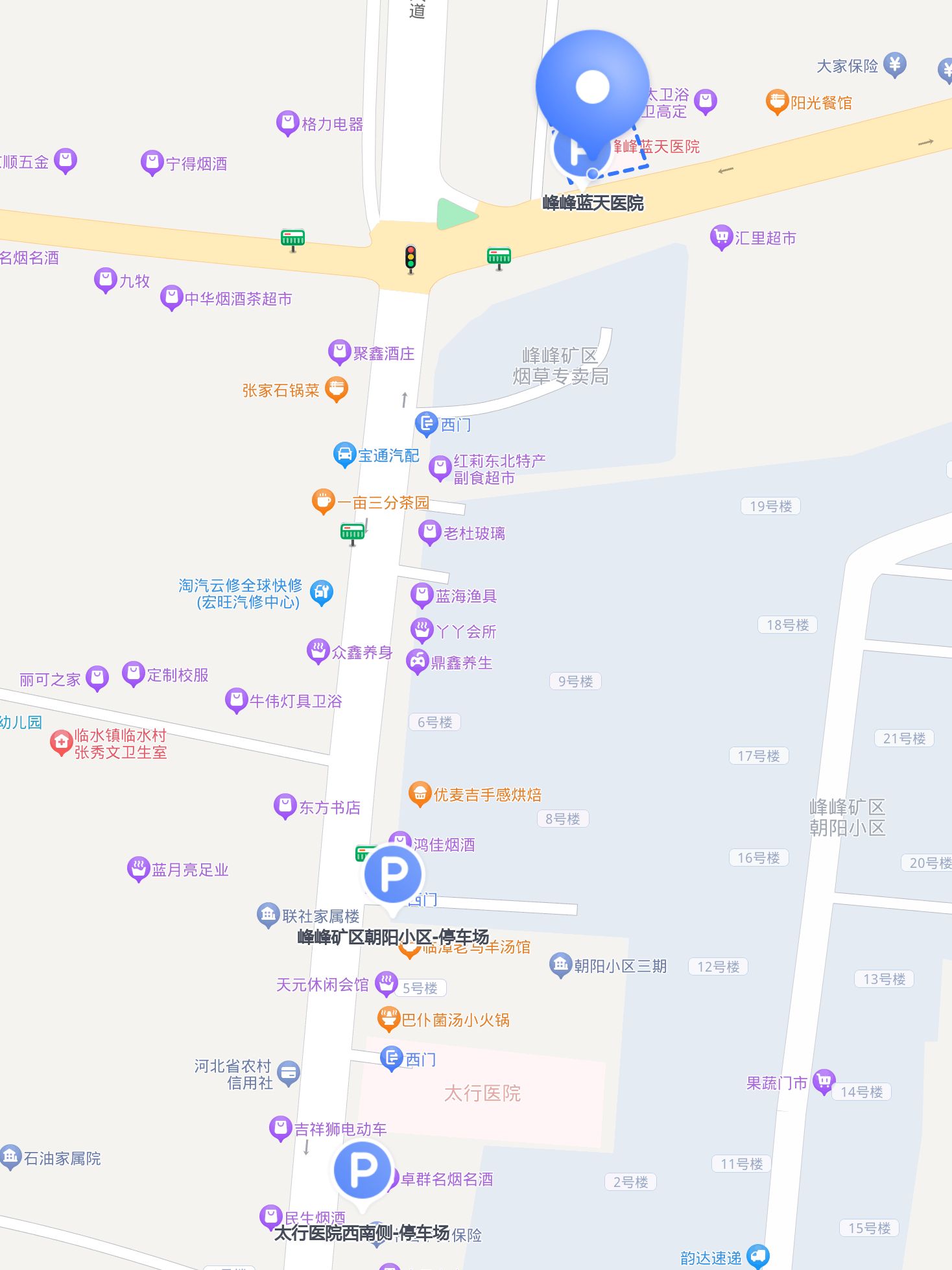 峰峰矿区限号地图图片