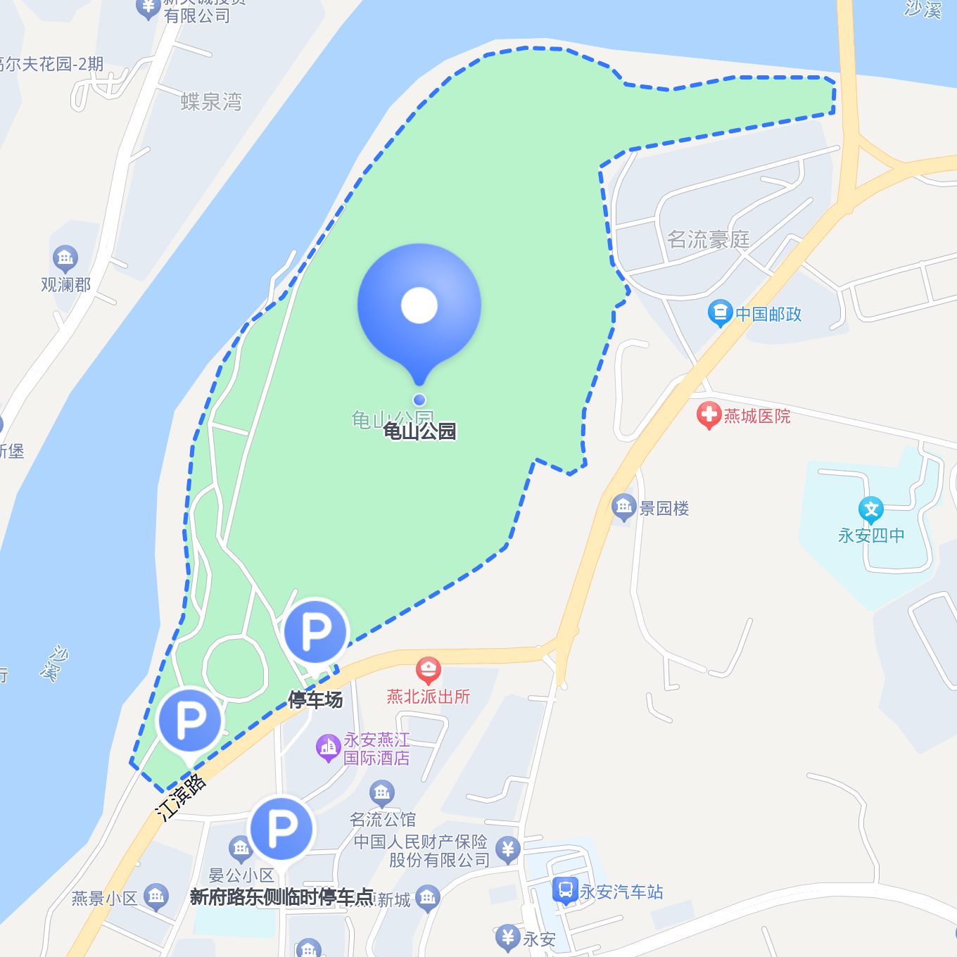 龟山公园 ,风景优美,是一个放空心灵的好去处.