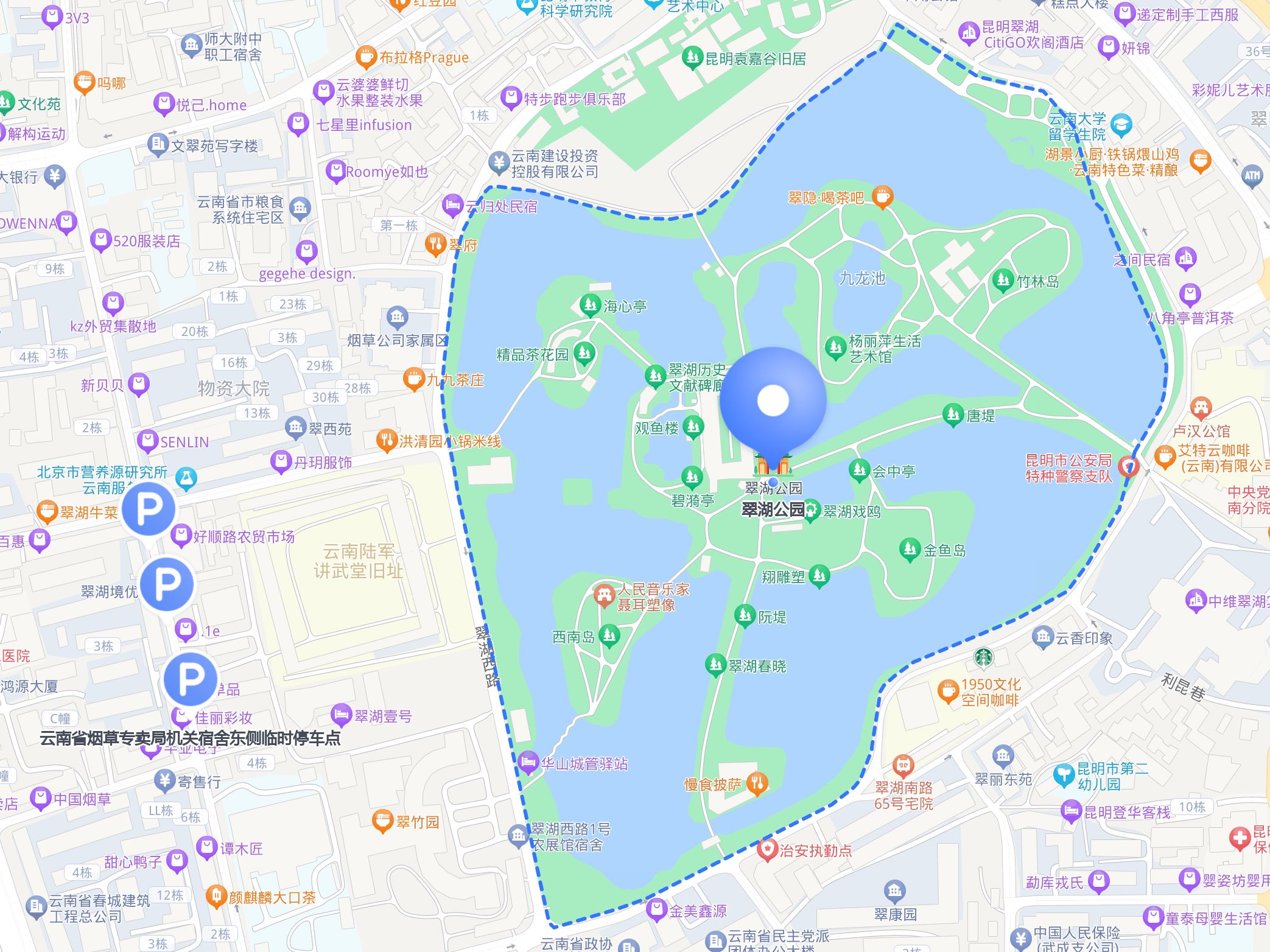 翠湖公园设计平面图图片