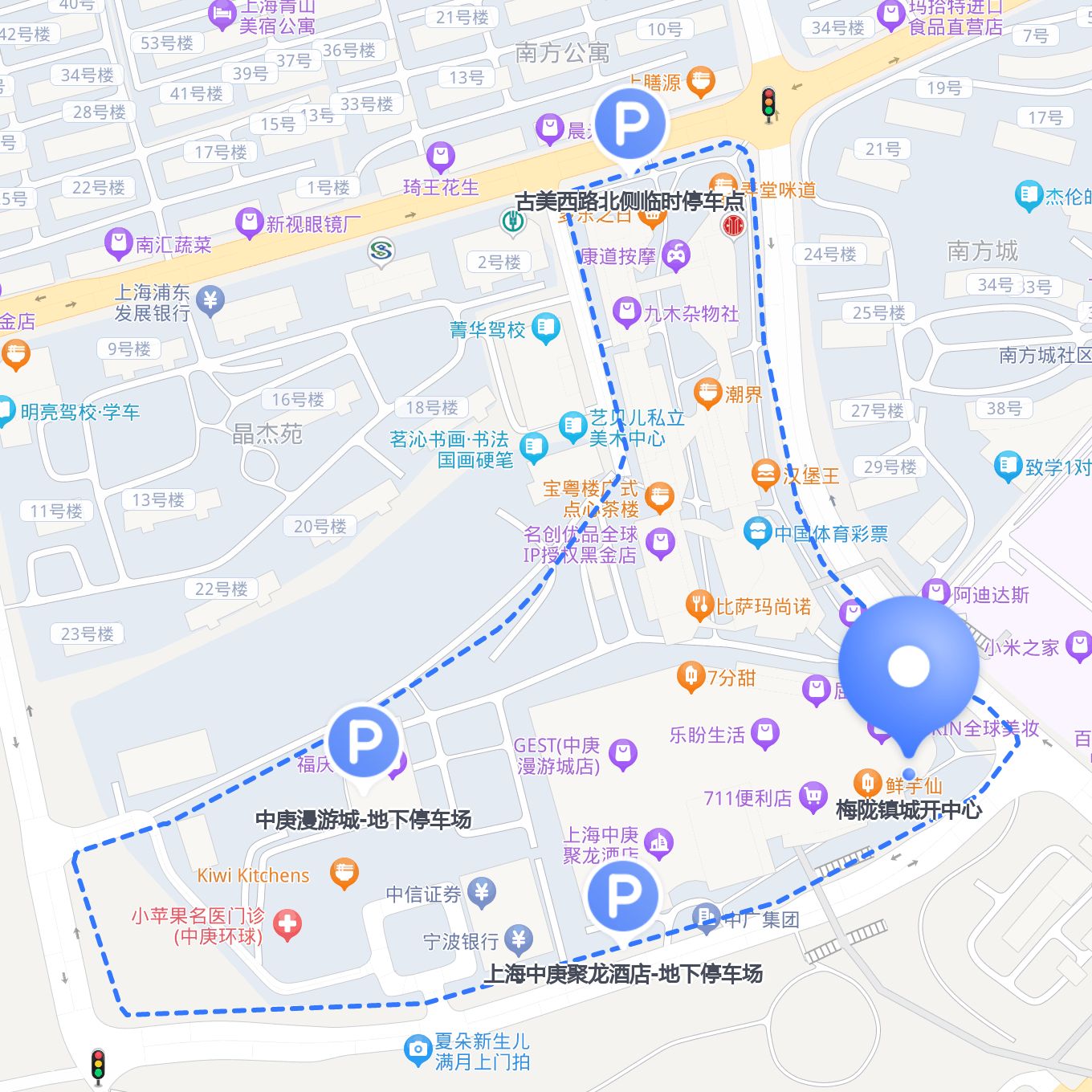 闵行区地图 梅陇镇图片