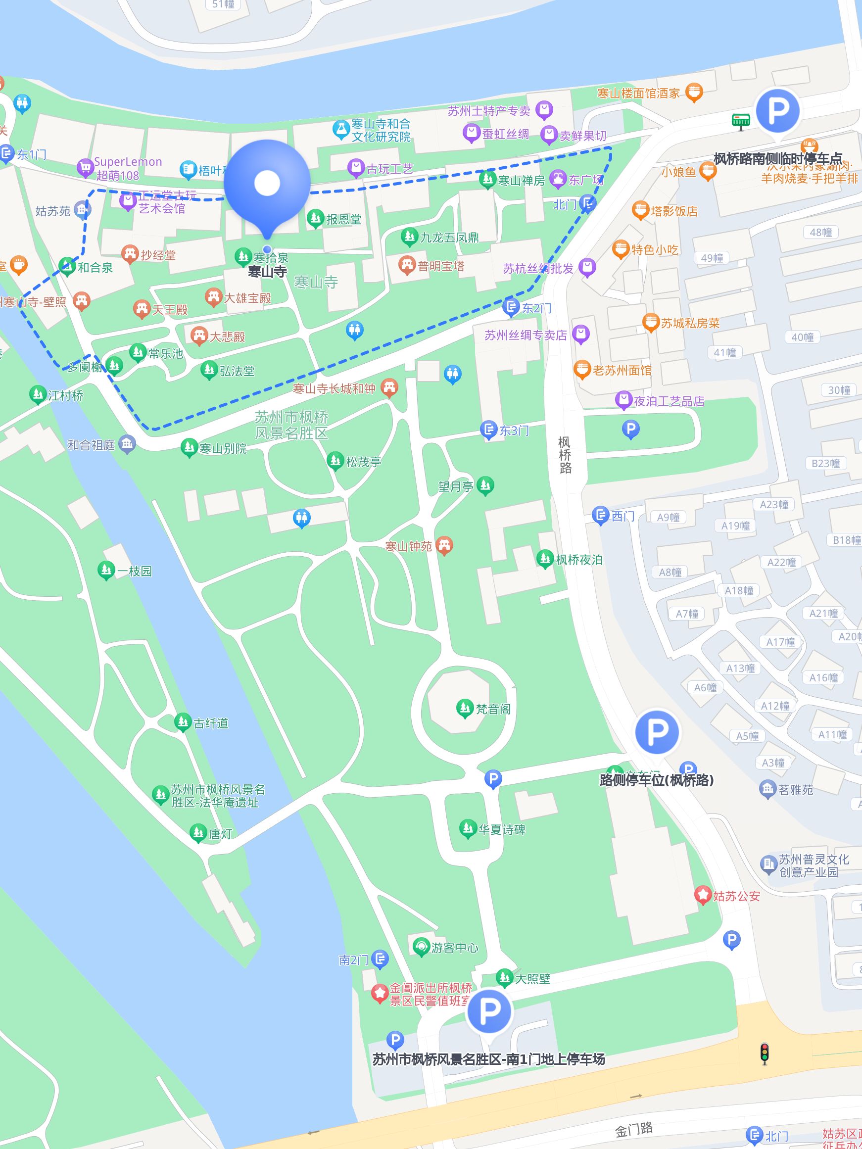 今天给大家整理了一份 寒山寺 的出行指南,分享给大家～ 9715门票