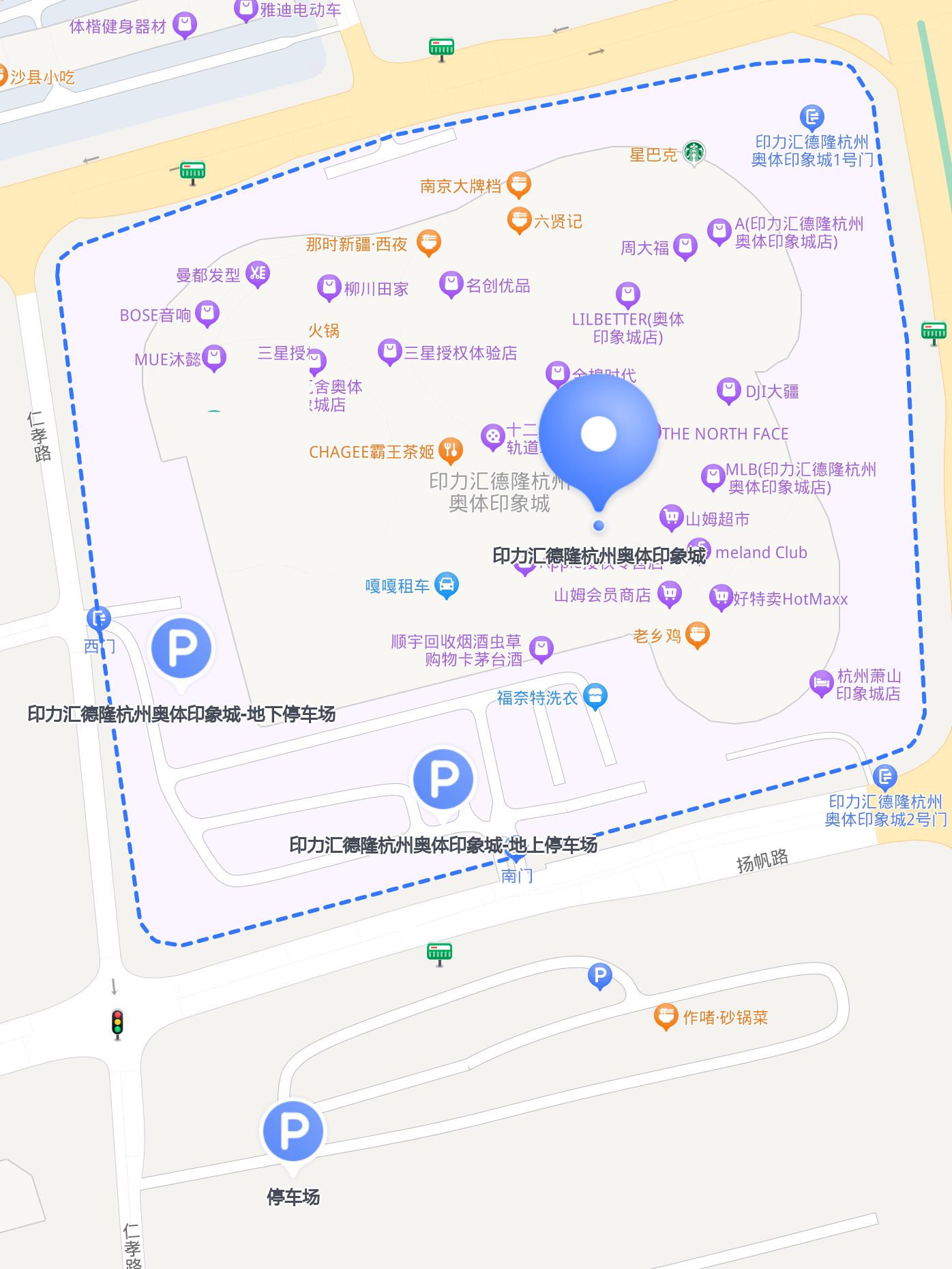 杭州奥体印象城体量图片