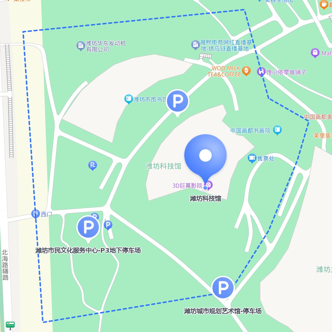 前往 潍坊科技馆 ,给大家整理了一份完整的出行攻略,无论你选择地铁