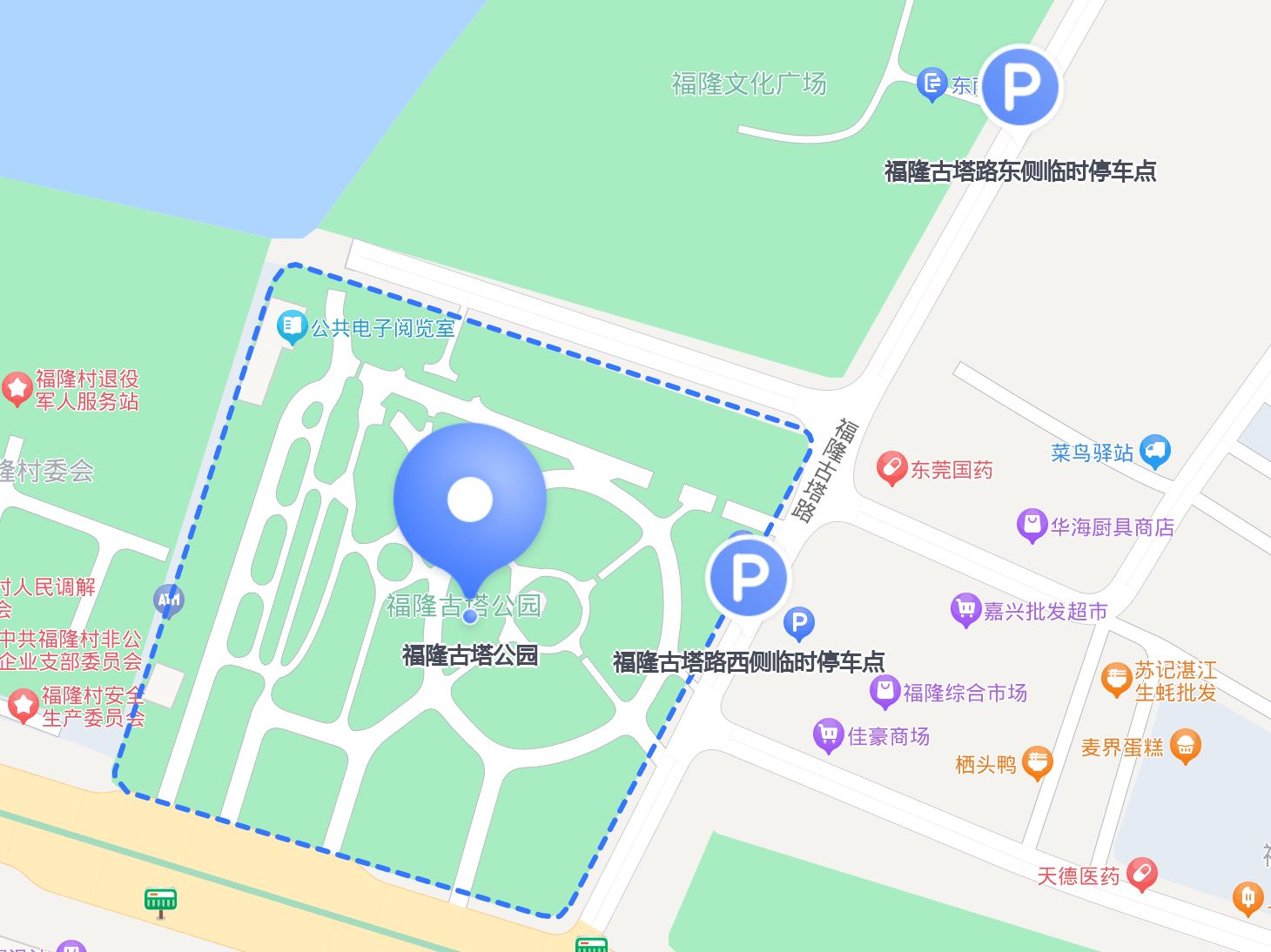 怎么去 福隆古塔公园 ?