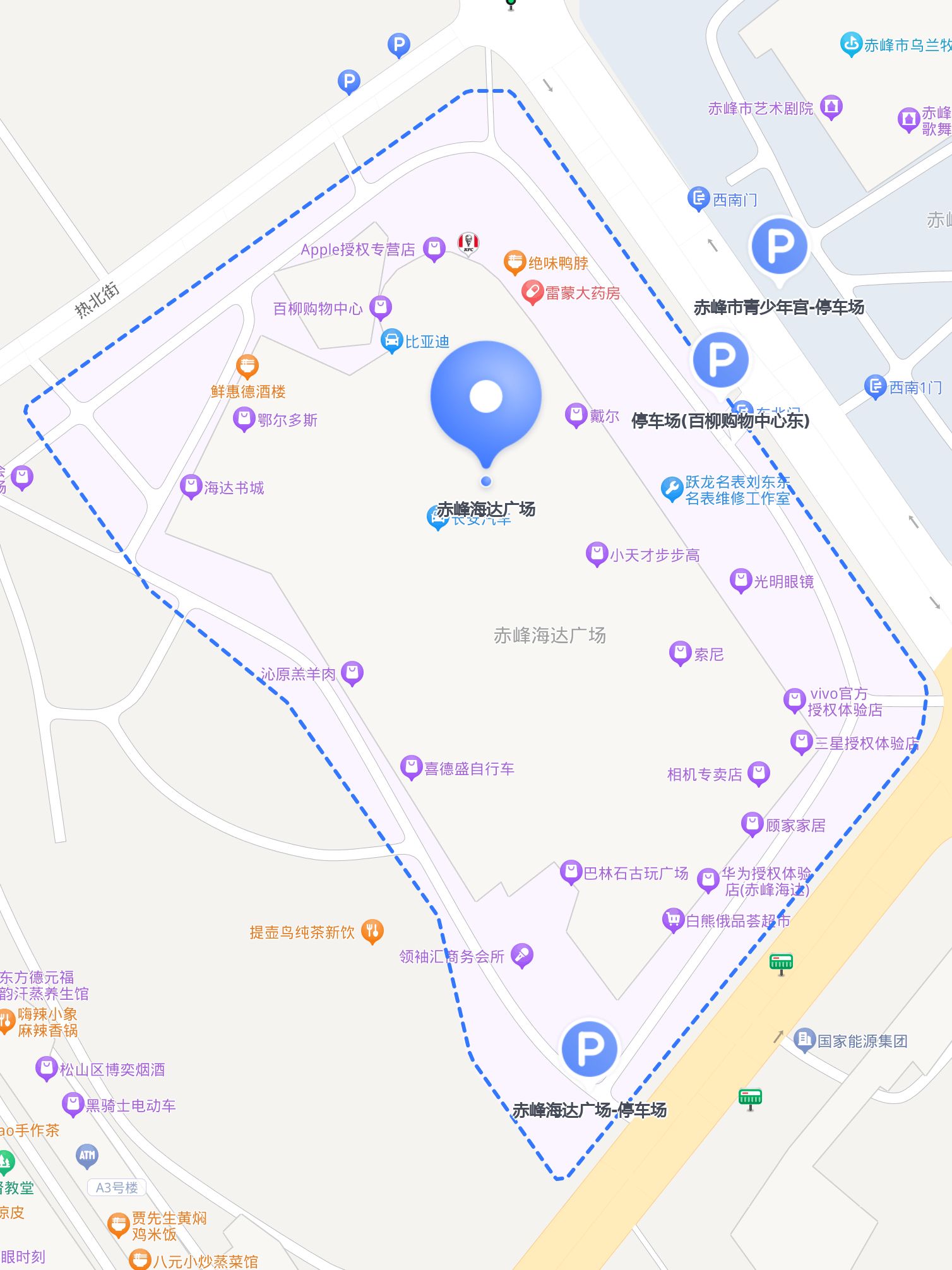 赤峰中环路线图图片