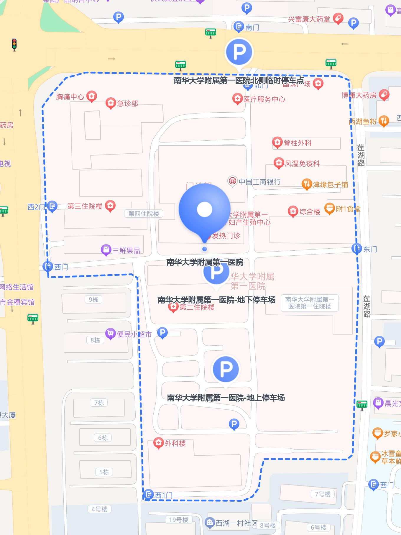 南华大学附属第一医院 出行攻略,自驾和公共交通两种方式,详细攻略帮
