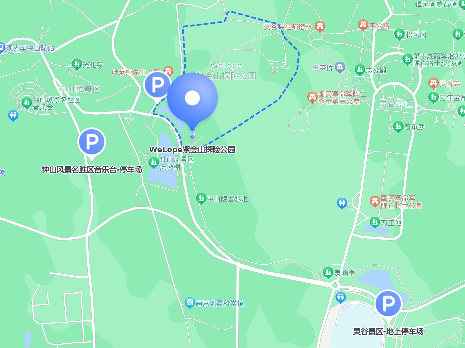 紫金山公园浏览图图片