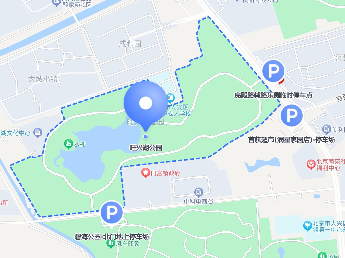 合肥杏花公园路线图图片