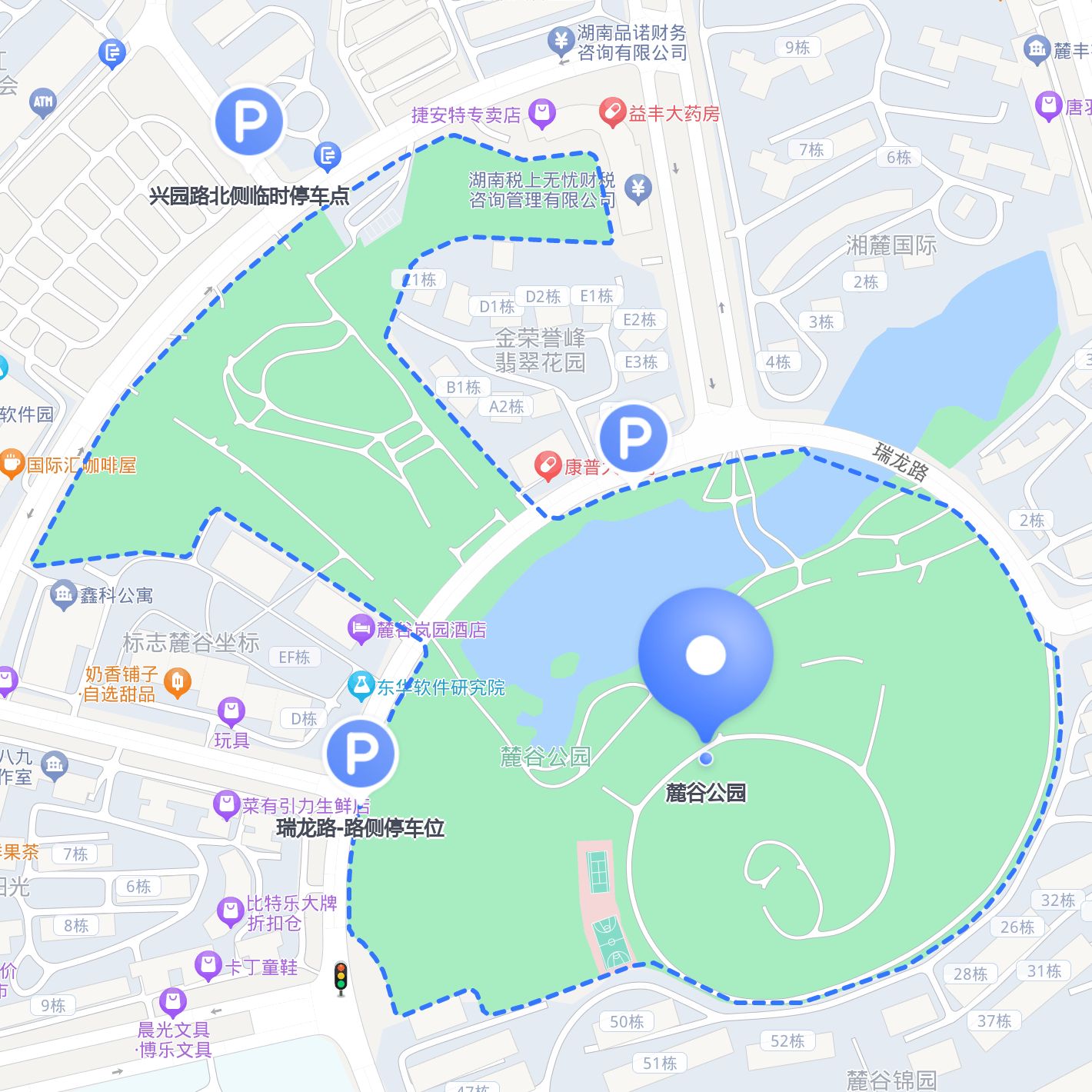 广州麓湖公园地图图片