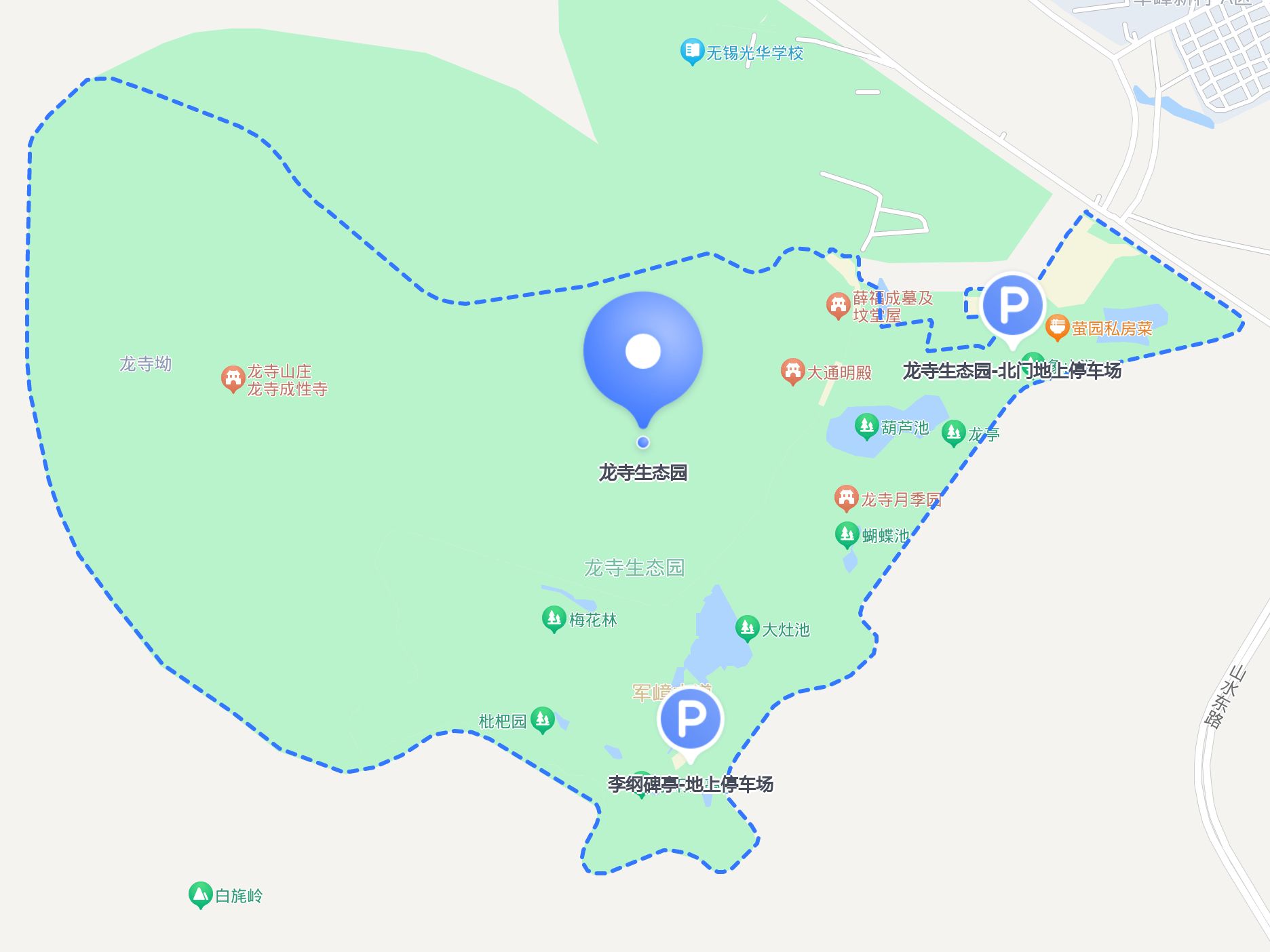 龙头寺地图图片