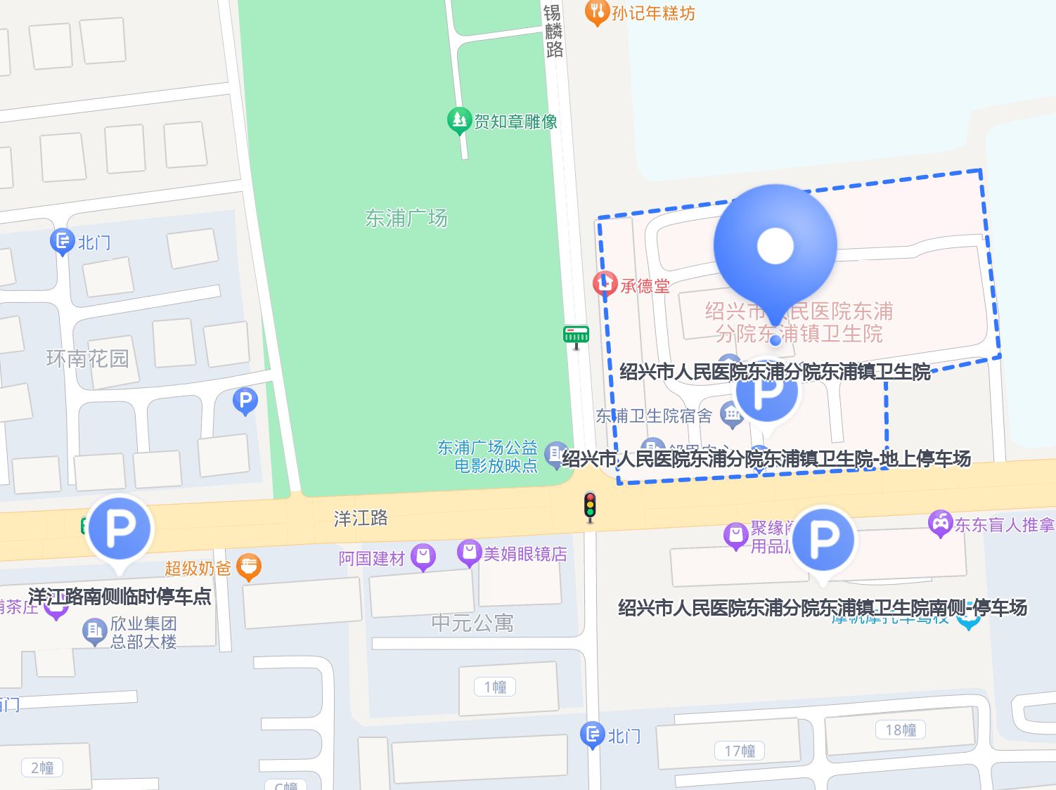 参考信息:地上车位,停车方便 2 绍兴市然蒲 东浦中学地图绘画比例尺