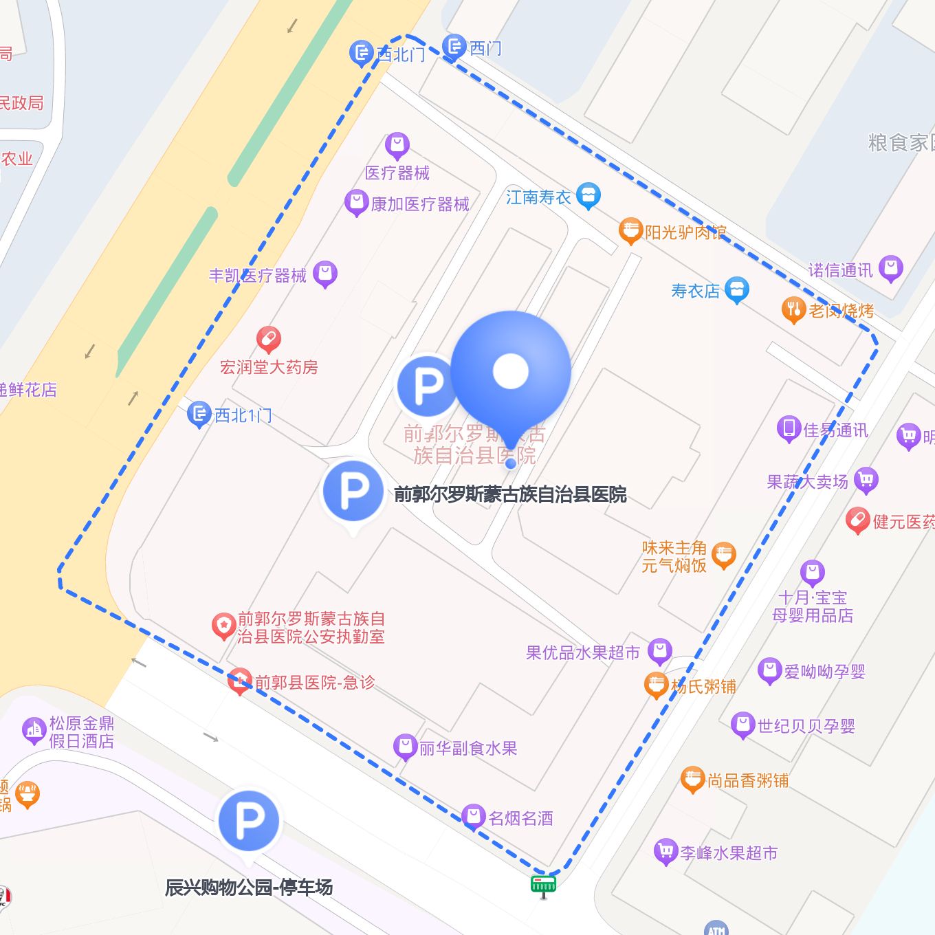 前往 前郭尔罗斯蒙古族自治县医院 的攻略来,快收藏!