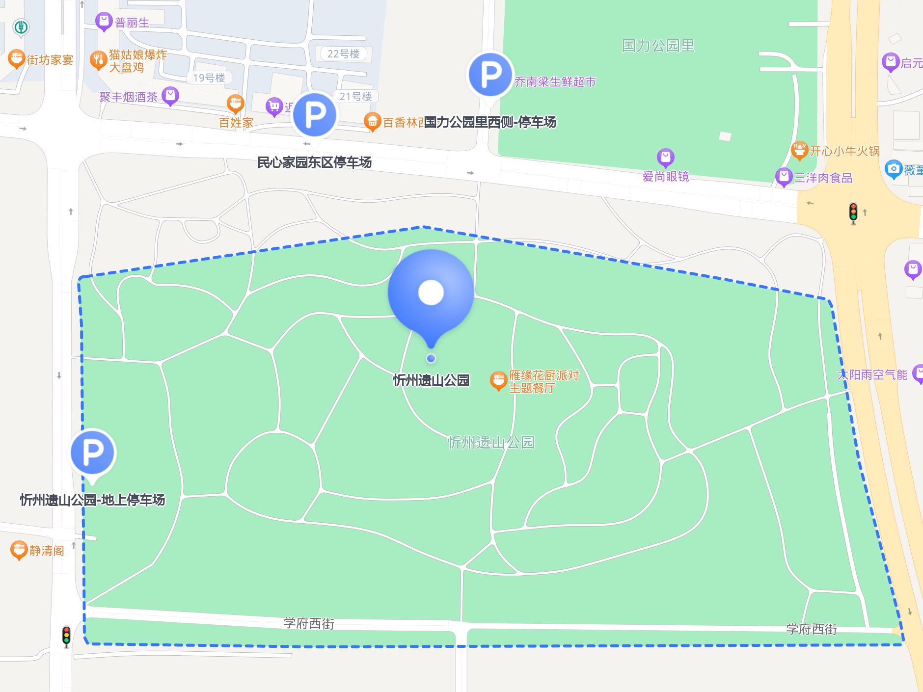 忻州遗山公园简介图片