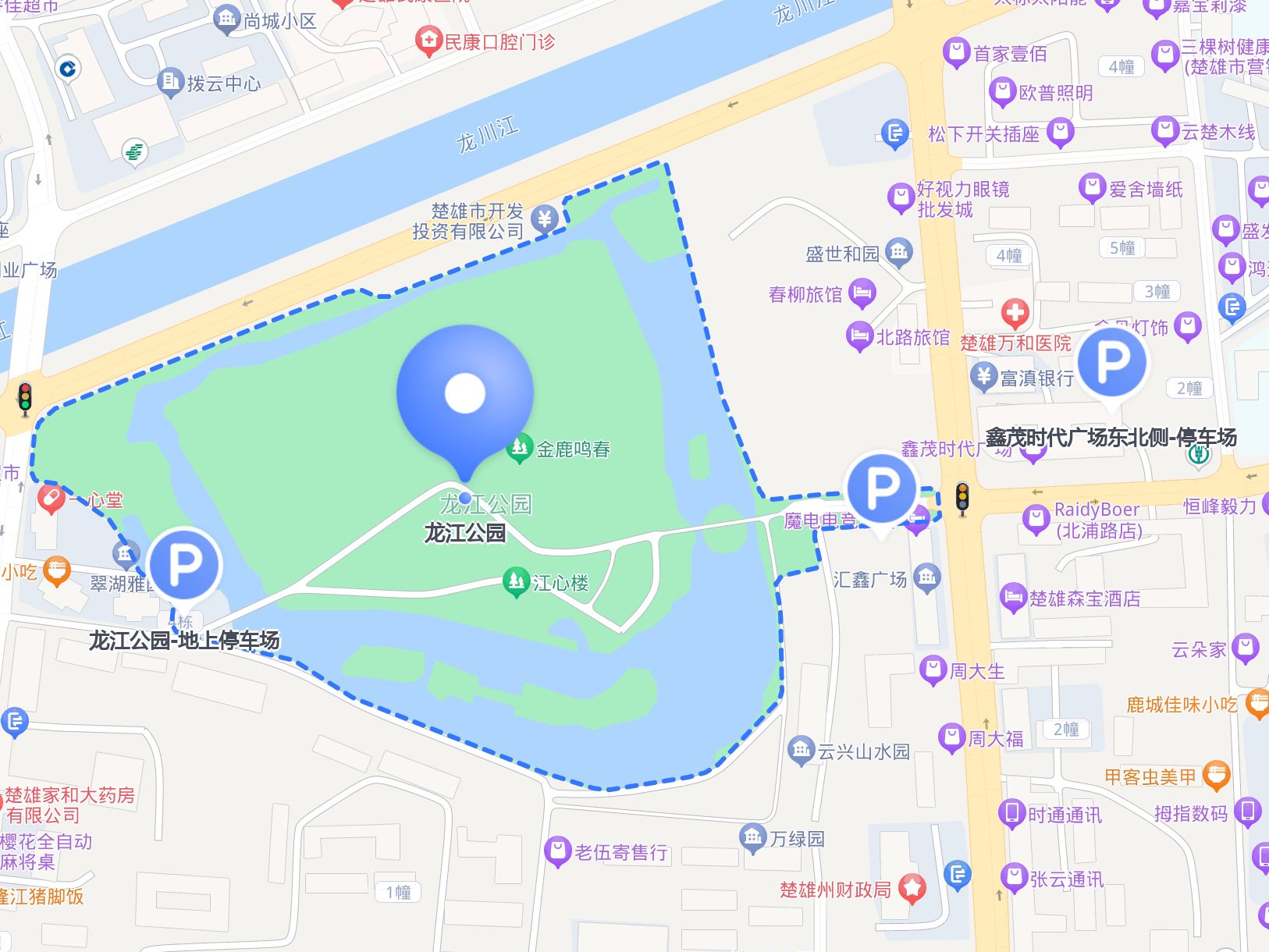 淮南龙湖公园地图图片