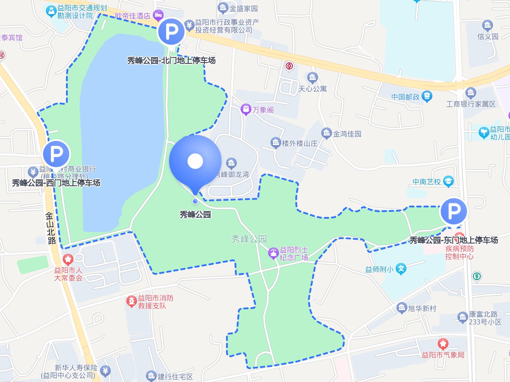 秀峰景区游览图图片