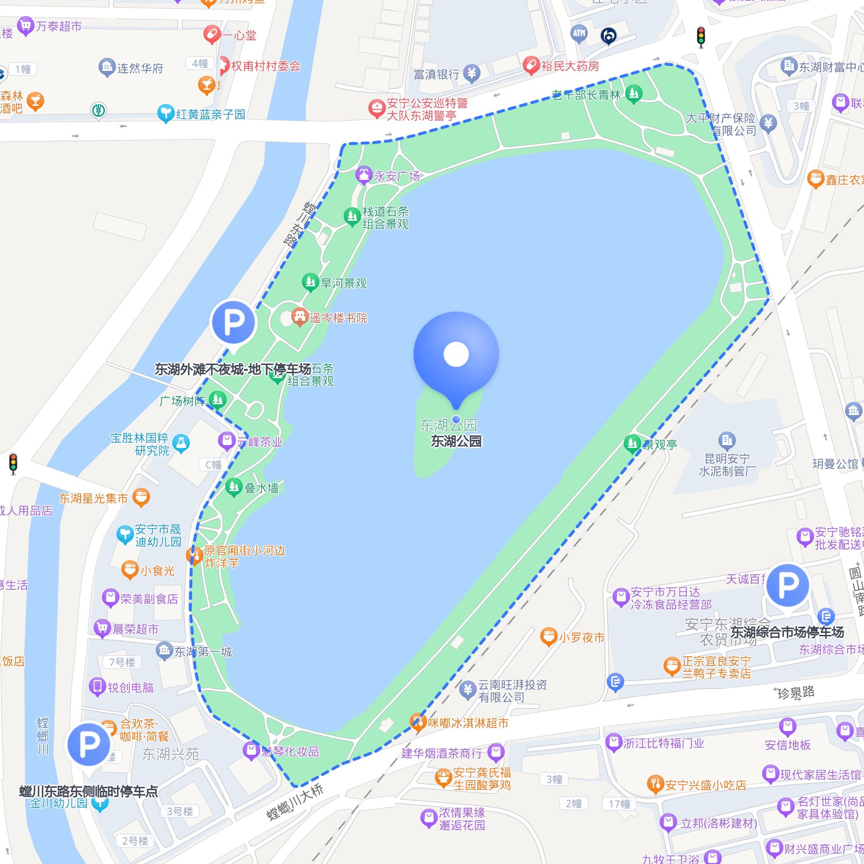 深圳市东湖公园地图图片