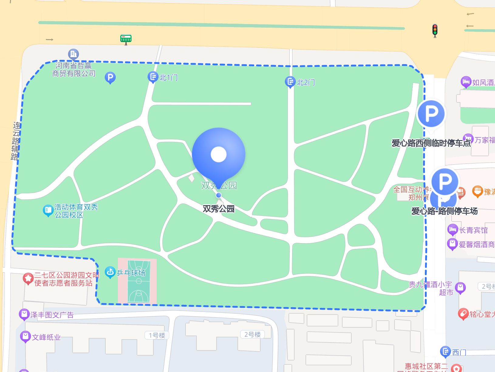 区双秀公园路线图西城区双秀公园路线图高清北京西城双秀公园地图标志