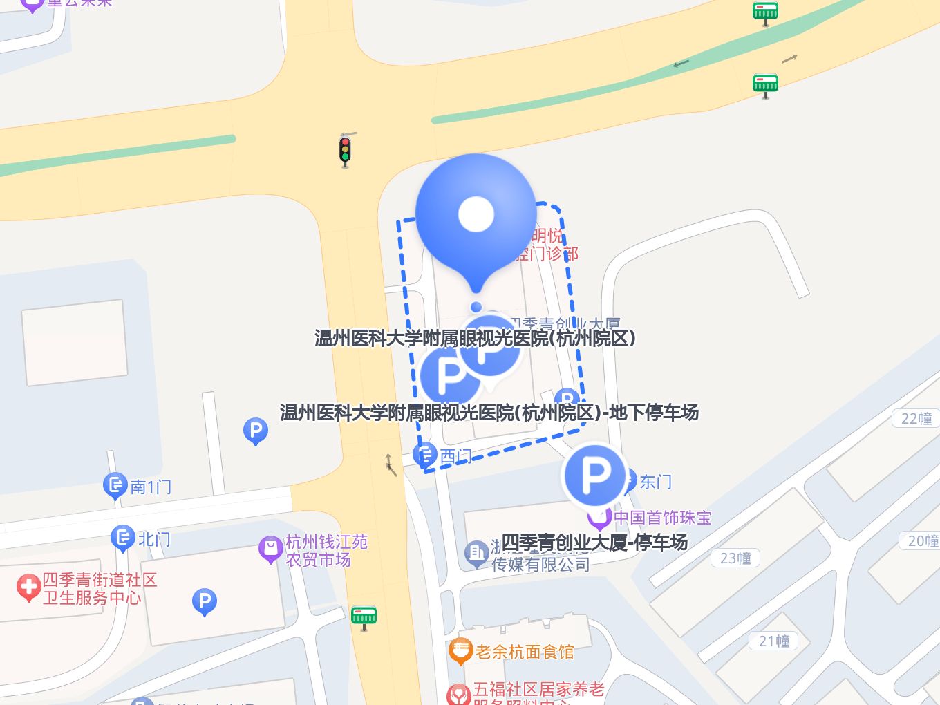 杭州医学院地图图片