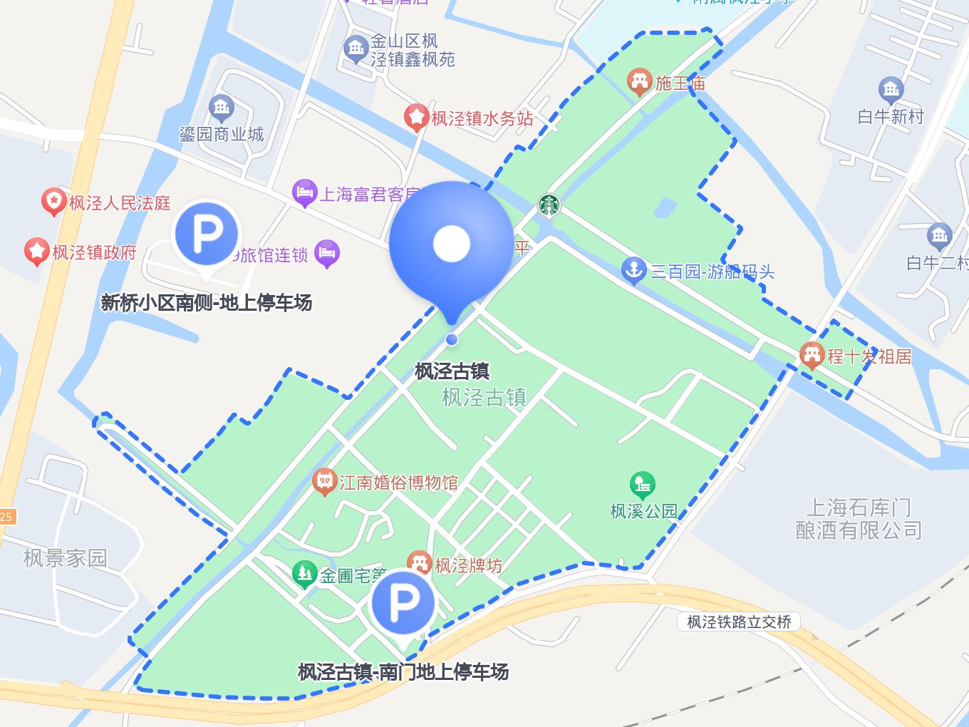 泗泾公园地图图片