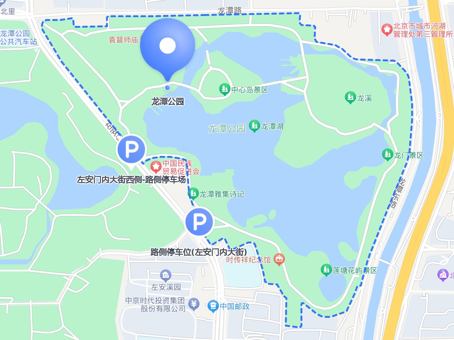00-22:00开放 如果你是自驾来的话,可以把车停在以下停车场延吉市地图