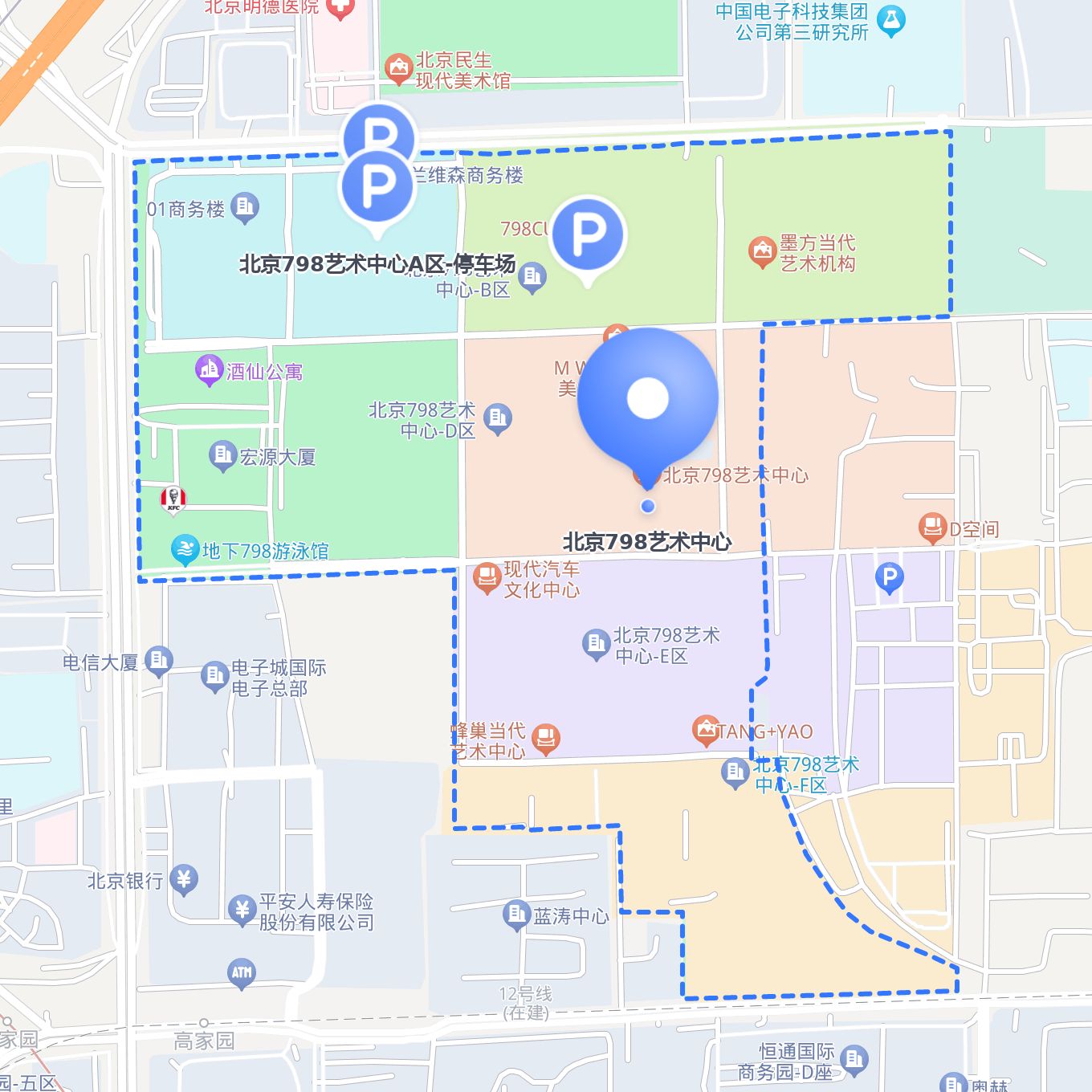 78 北京798艺术中心 的出行指南,超全攻略,无论你是开车,打车,还是