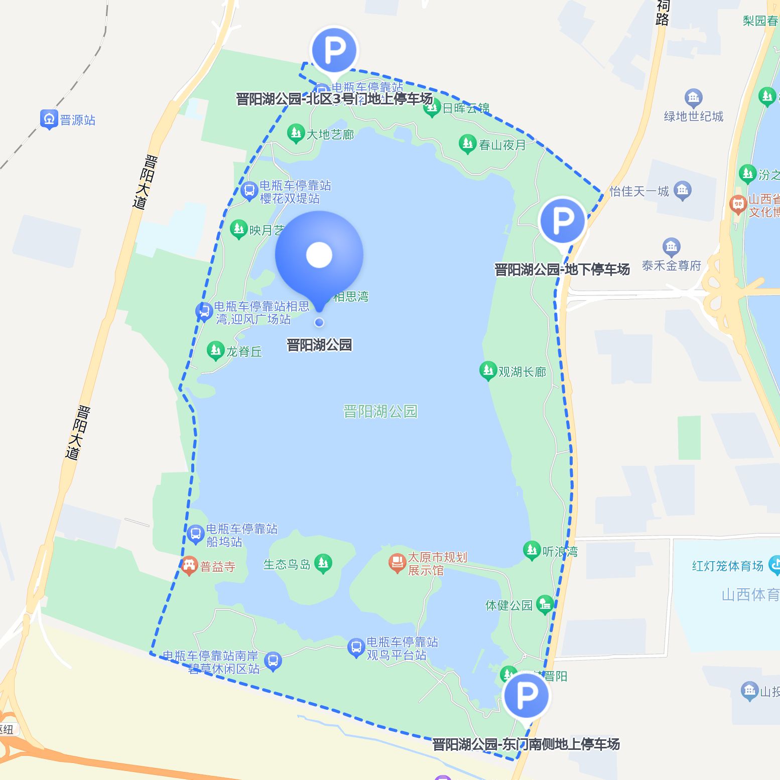 晋阳湖地图布置图图片