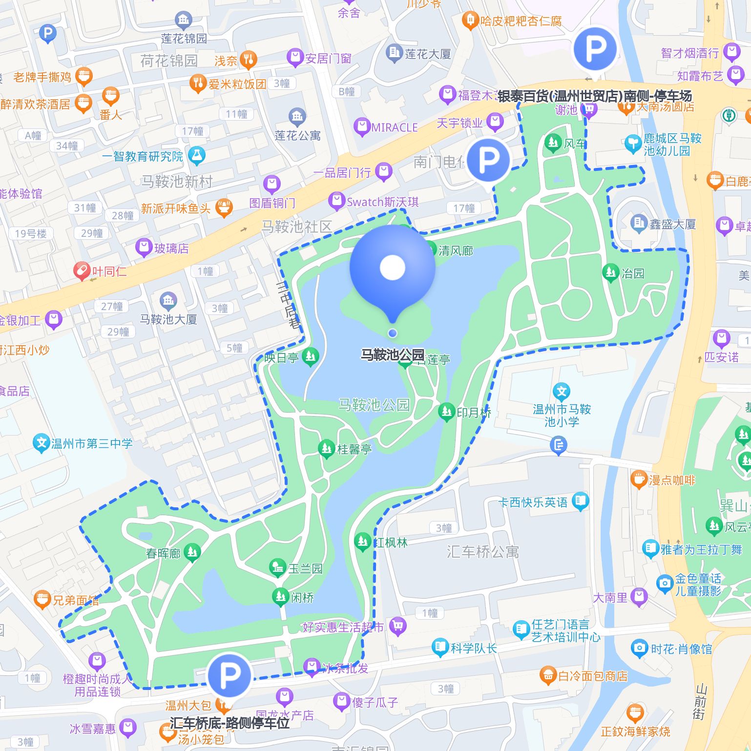 今天给大家整理了一份 马鞍池公园 的出行指南,分享给大家～ 92开放
